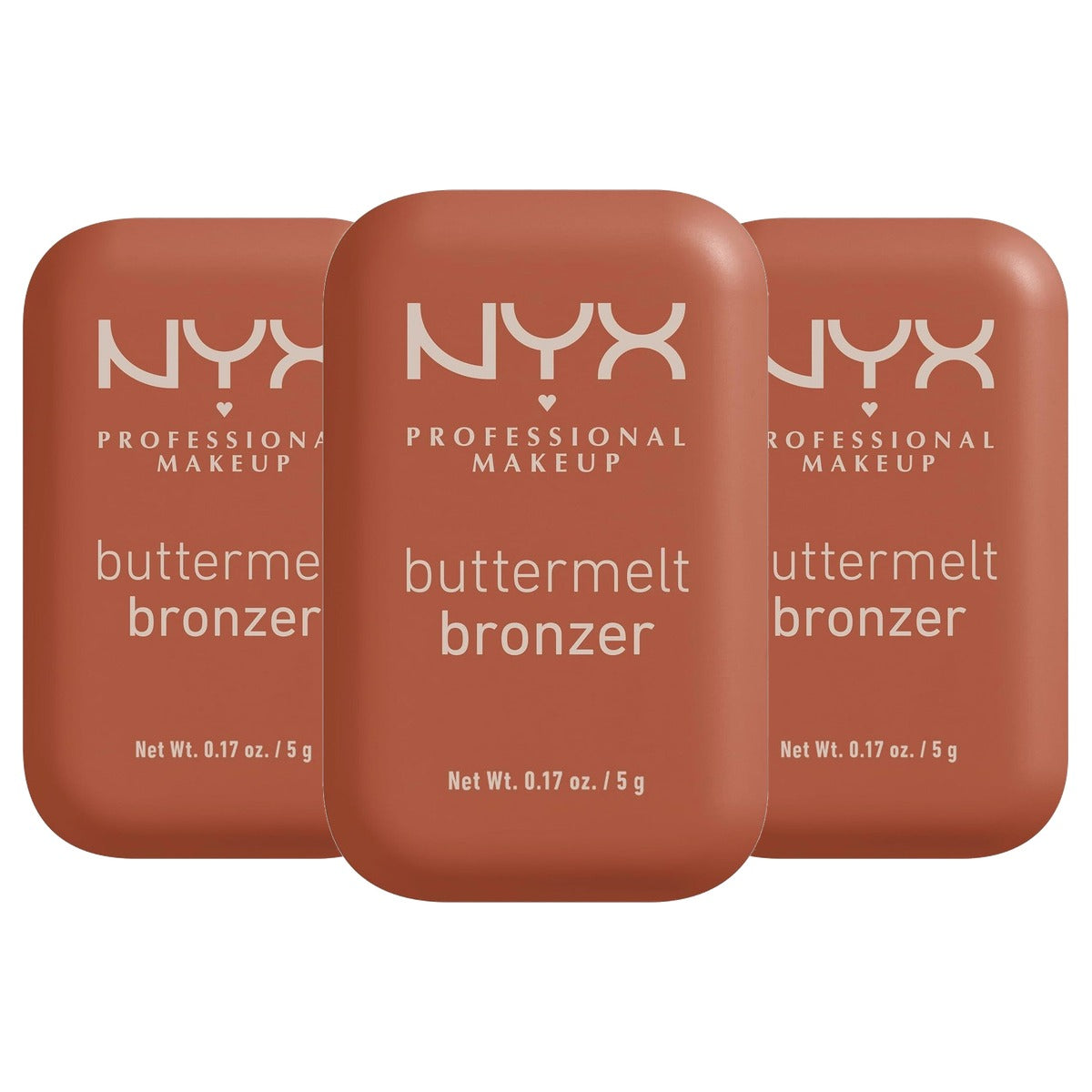 NYX PROFESSIONAL MAKEUP Buttermelt Bronzer Butta D Down 3 stuks