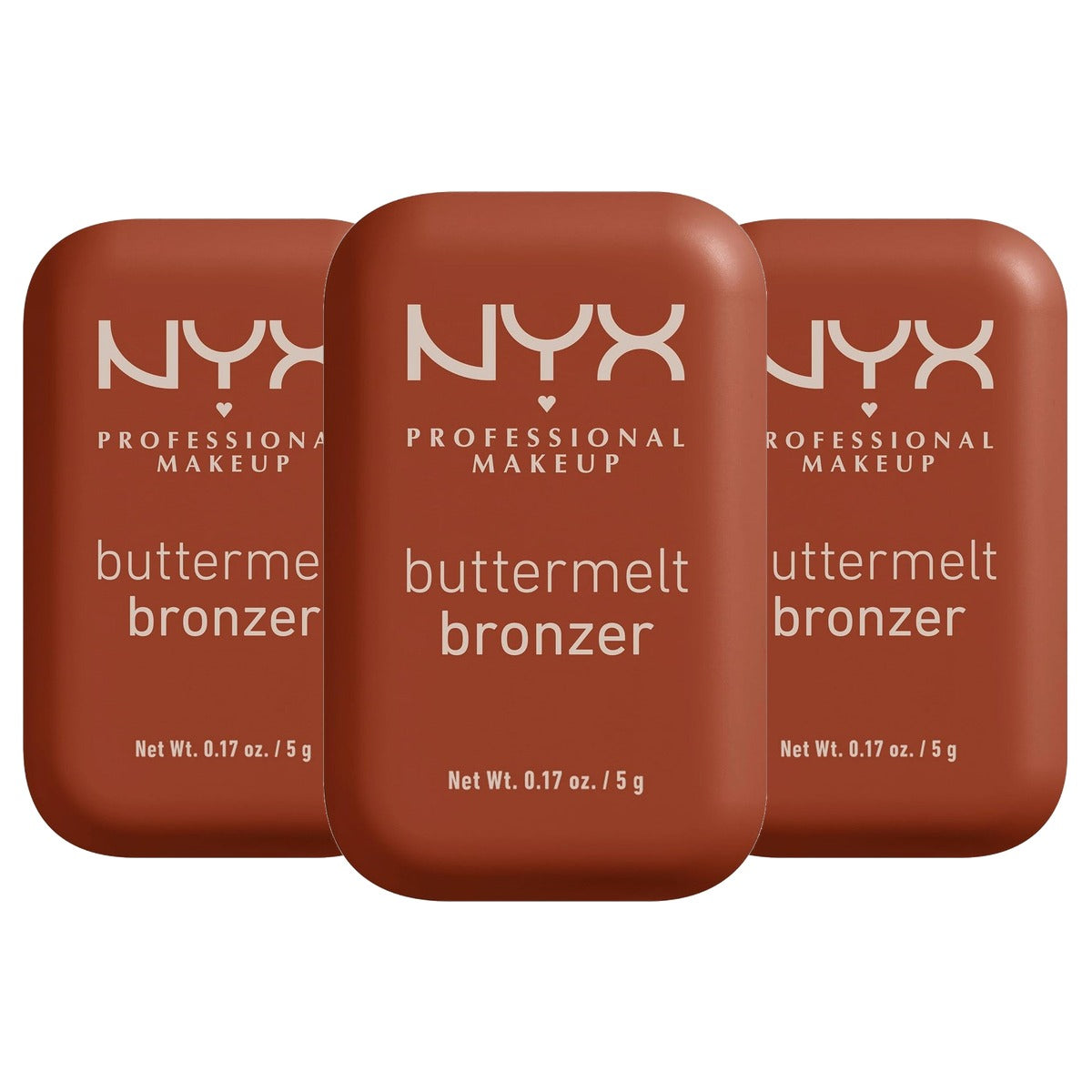 NYX PROFESSIONAL MAKEUP Buttermelt Bronzer BUTTA MATCH 3 stuks