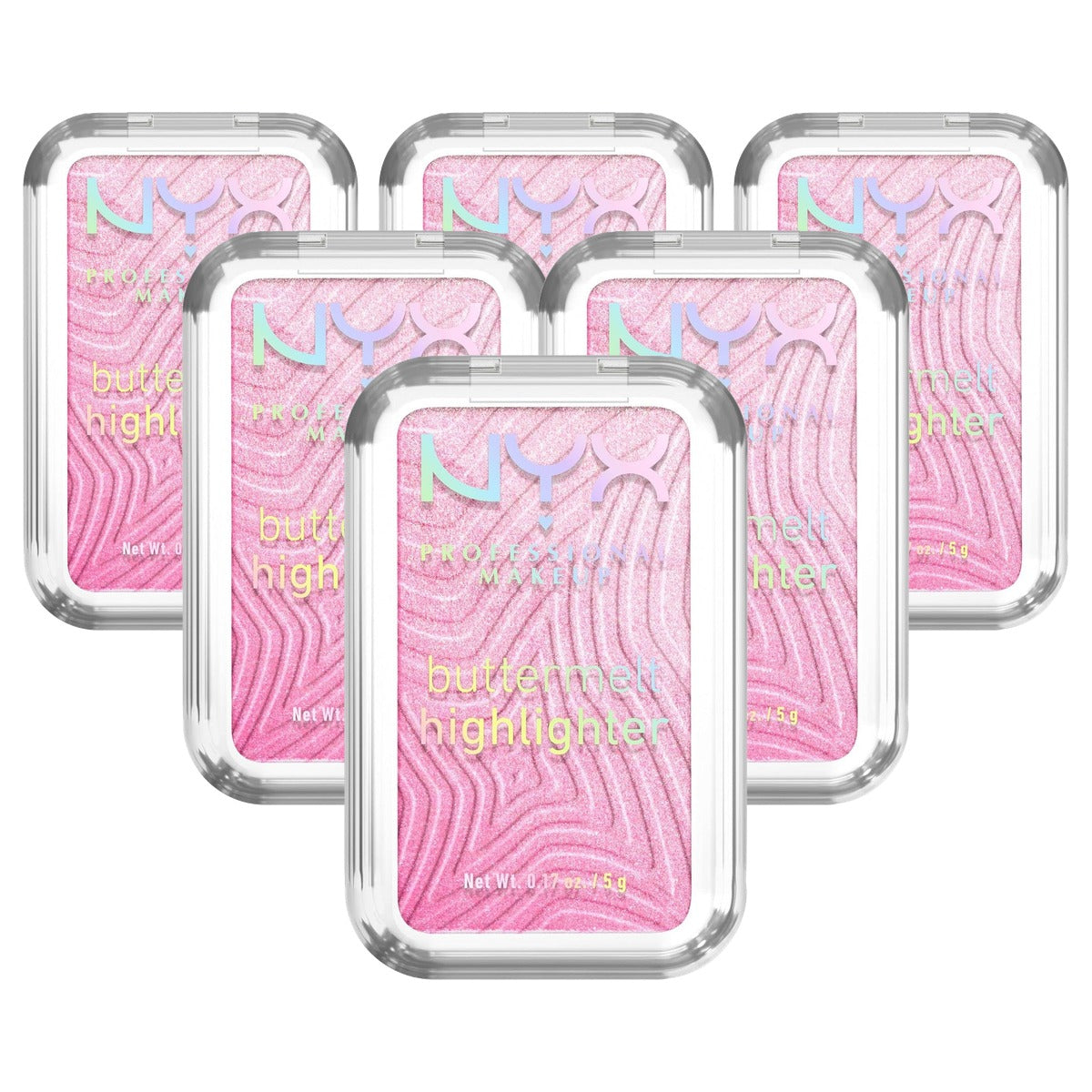 NYX PROFESSIONAL MAKEUP Buttermelt Highlighter U Butta Werk 5 g - 6 stuks