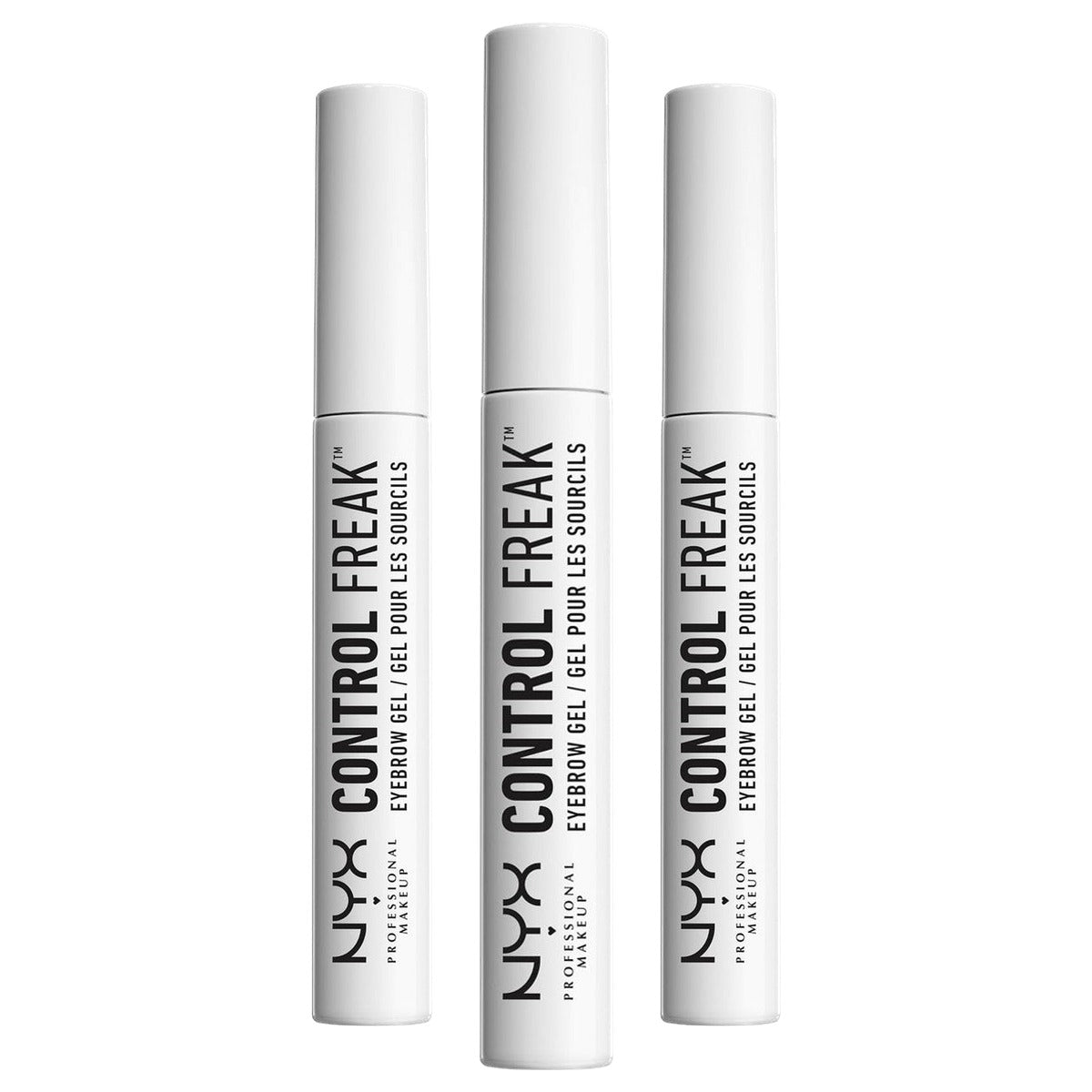 NYX PROFESSIONAL MAKEUP Control Freak Wenkbrauwgel 10 ml - 3 stuks