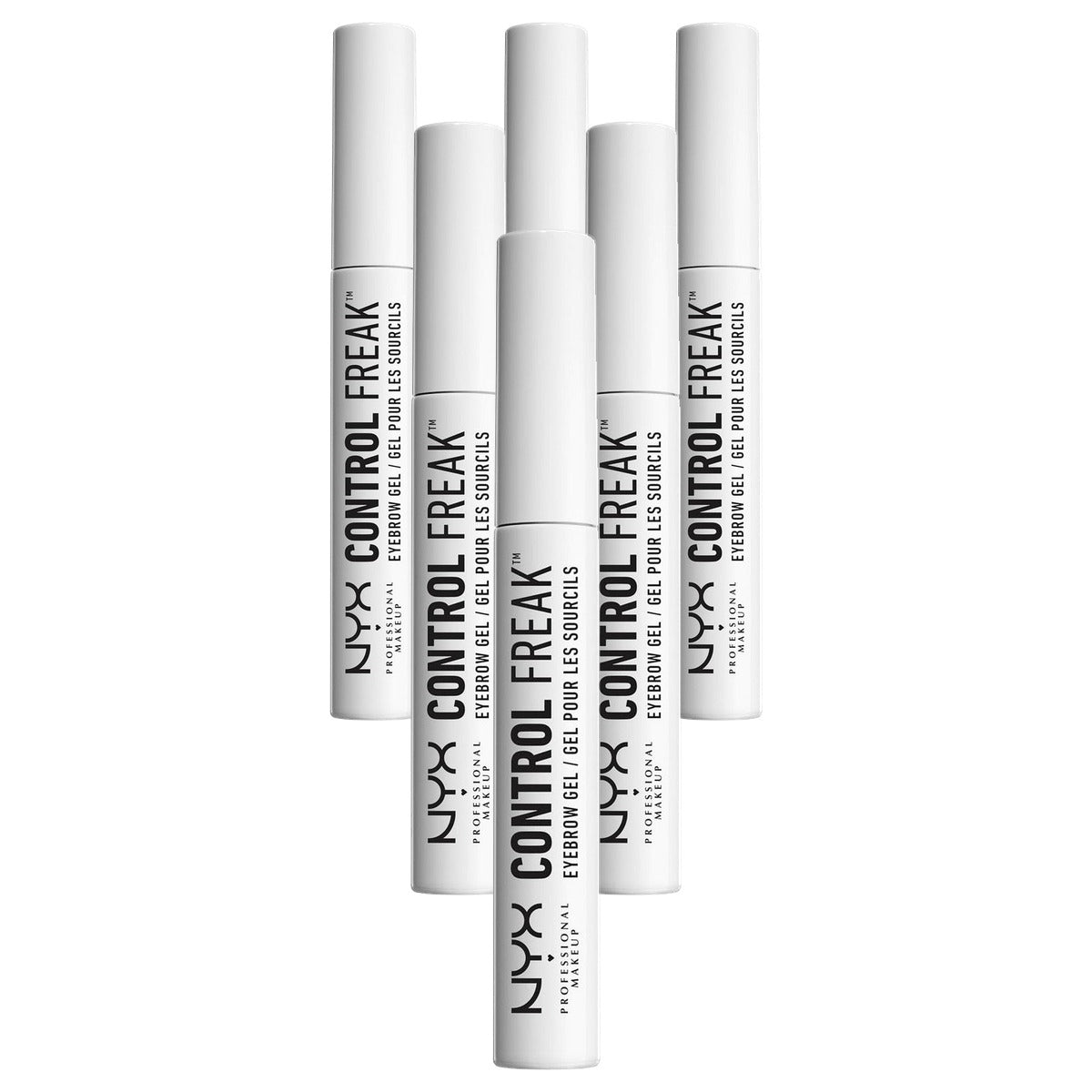 NYX PROFESSIONAL MAKEUP Control Freak Wenkbrauwgel 10 ml - 6 stuks