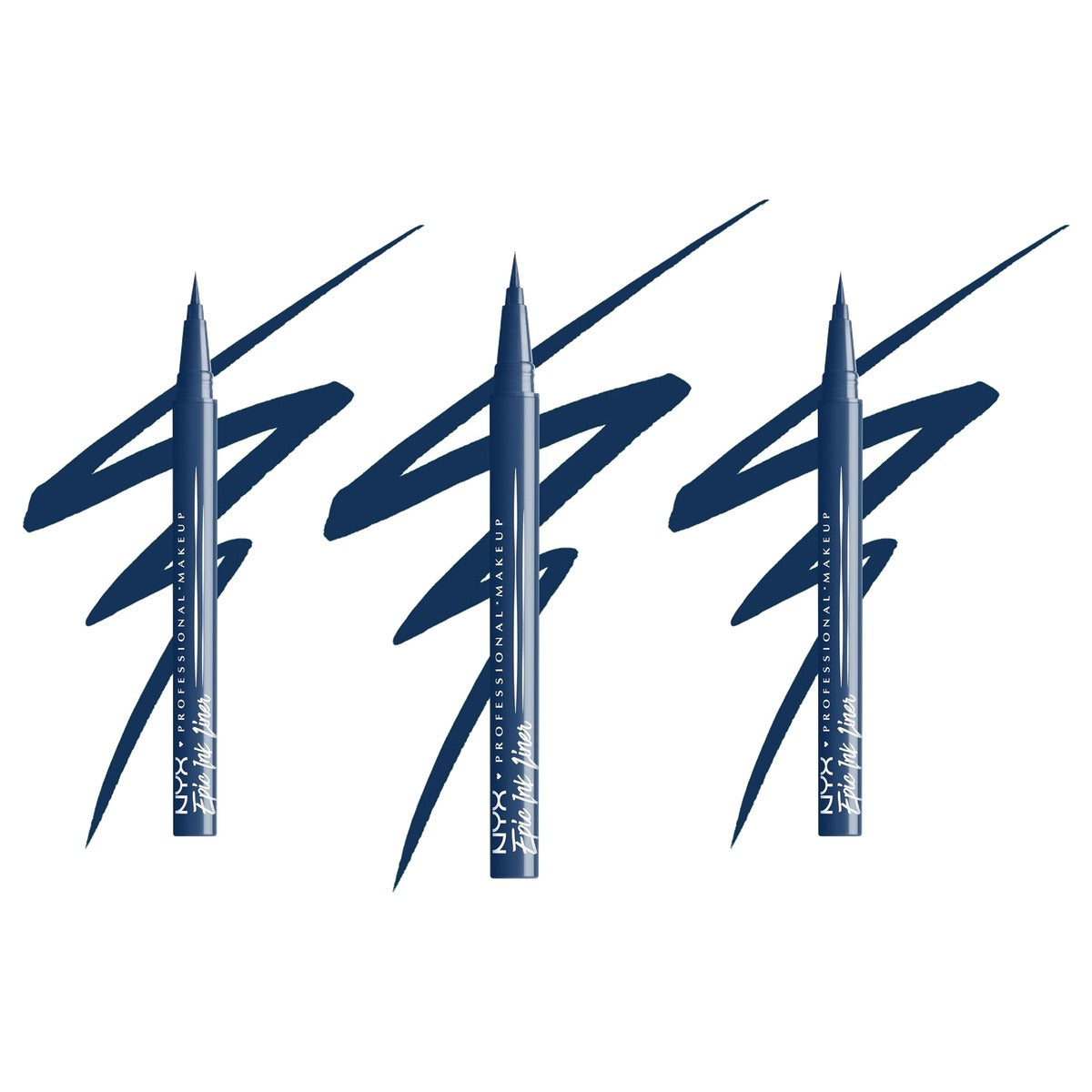 NYX PROFESSIONAL MAKEUP Epic Ink Liner Jeanz Mid(Night) Rise 1 ml - 3 stuks