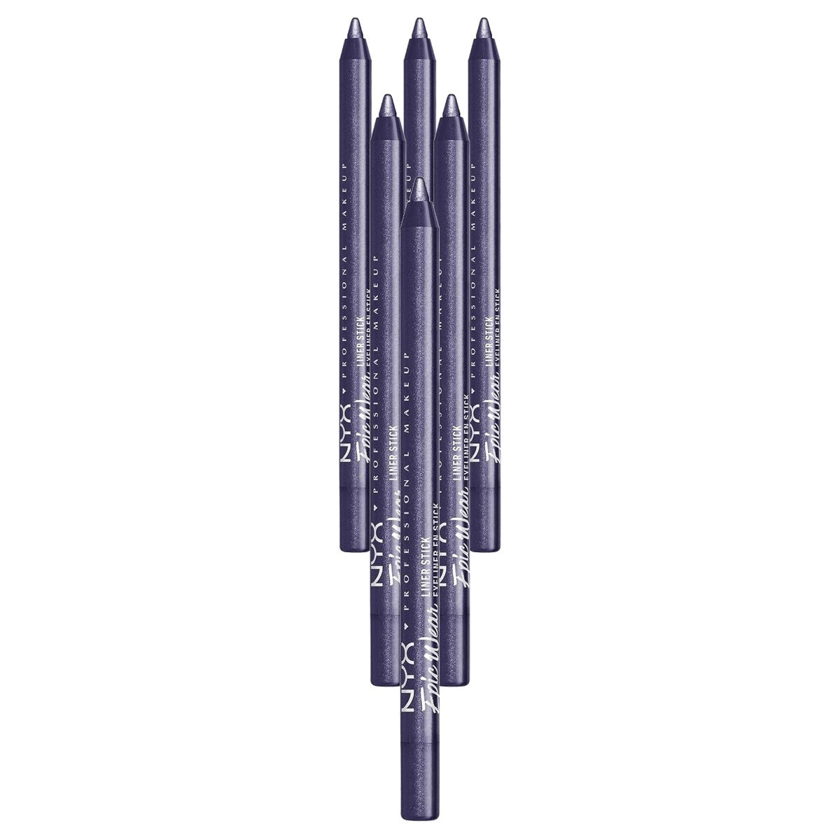 NYX PROFESSIONAL MAKEUP Epic Wear Liner Sticks Wild Paars 6 stuks