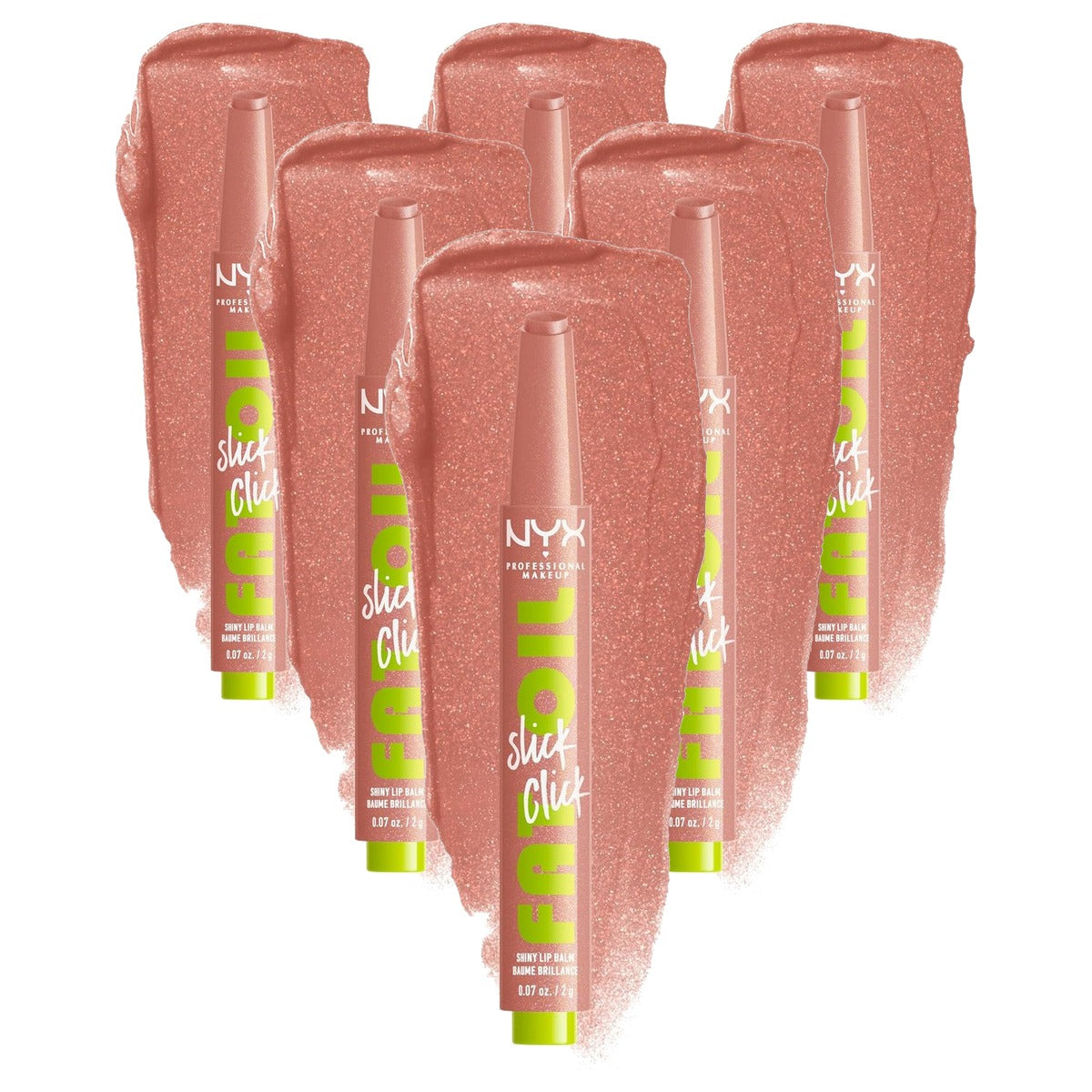 NYX PROFESSIONAL MAKEUP Fat Oil Slick Click Group Chat - 6 stuks