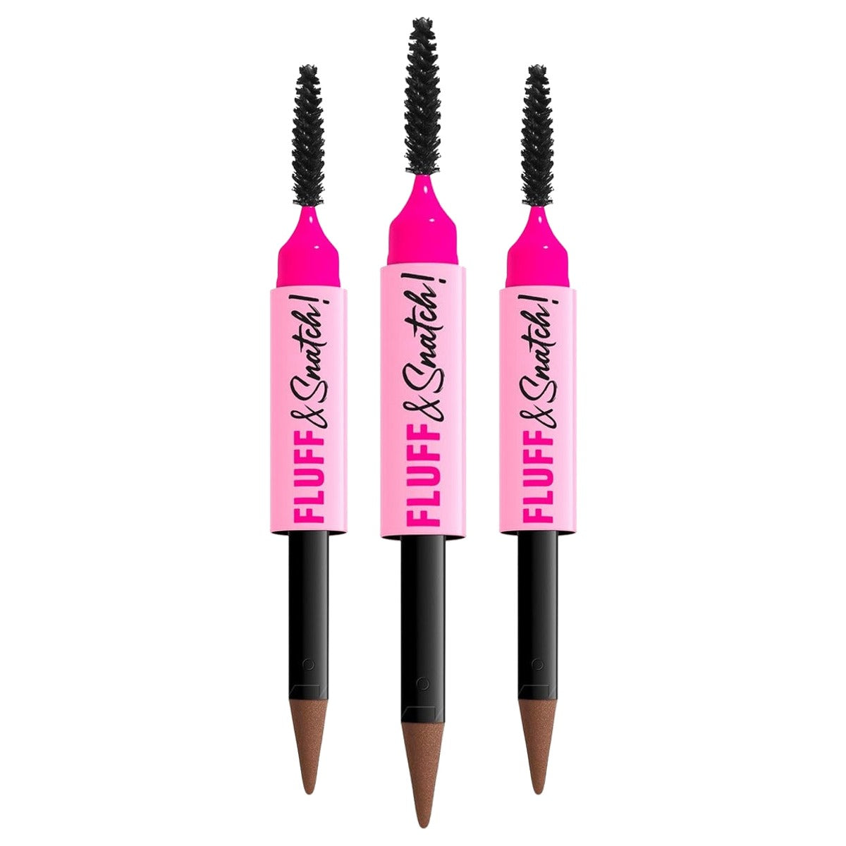 NYX PROFESSIONAL MAKEUP Fluff & Snatch Brow Powder Pen 02 taupe 3 stuks