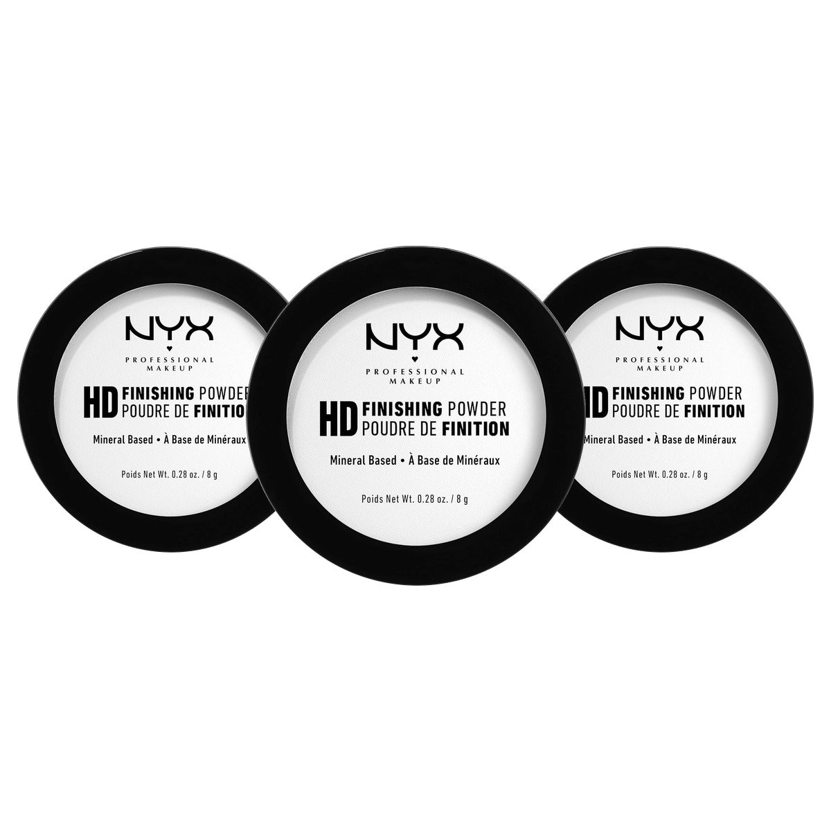NYX PROFESSIONAL MAKEUP High Definition Finishing Powder 8 gram - 3 stuks