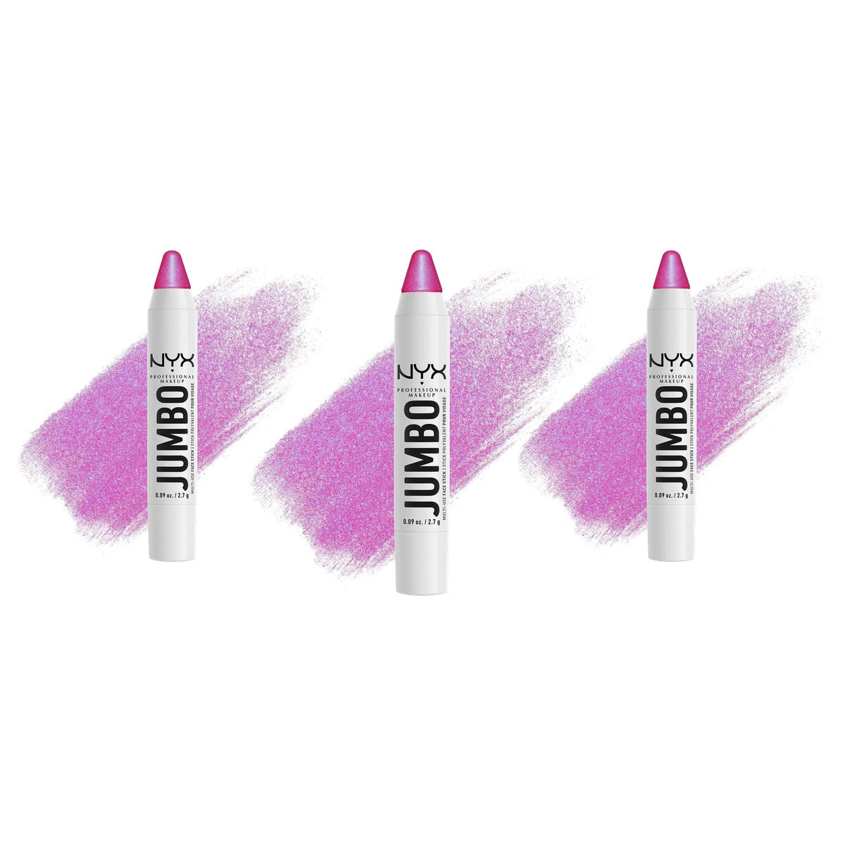 NYX PROFESSIONAL MAKEUP Jumbo Highlighter Pencil Blueberry Muffin 1 stuk - 3 stuks