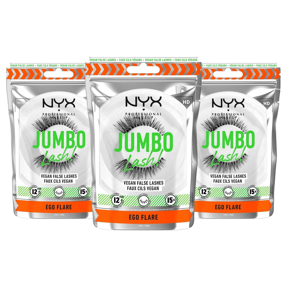 NYX PROFESSIONAL MAKEUP Jumbo Lash! ego flare 1 x - 3 stuks