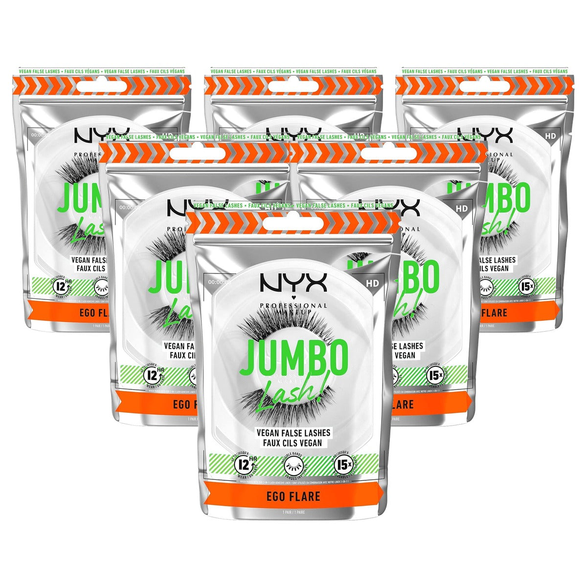 NYX PROFESSIONAL MAKEUP Jumbo Lash! ego flare 1 x - 6 stuks
