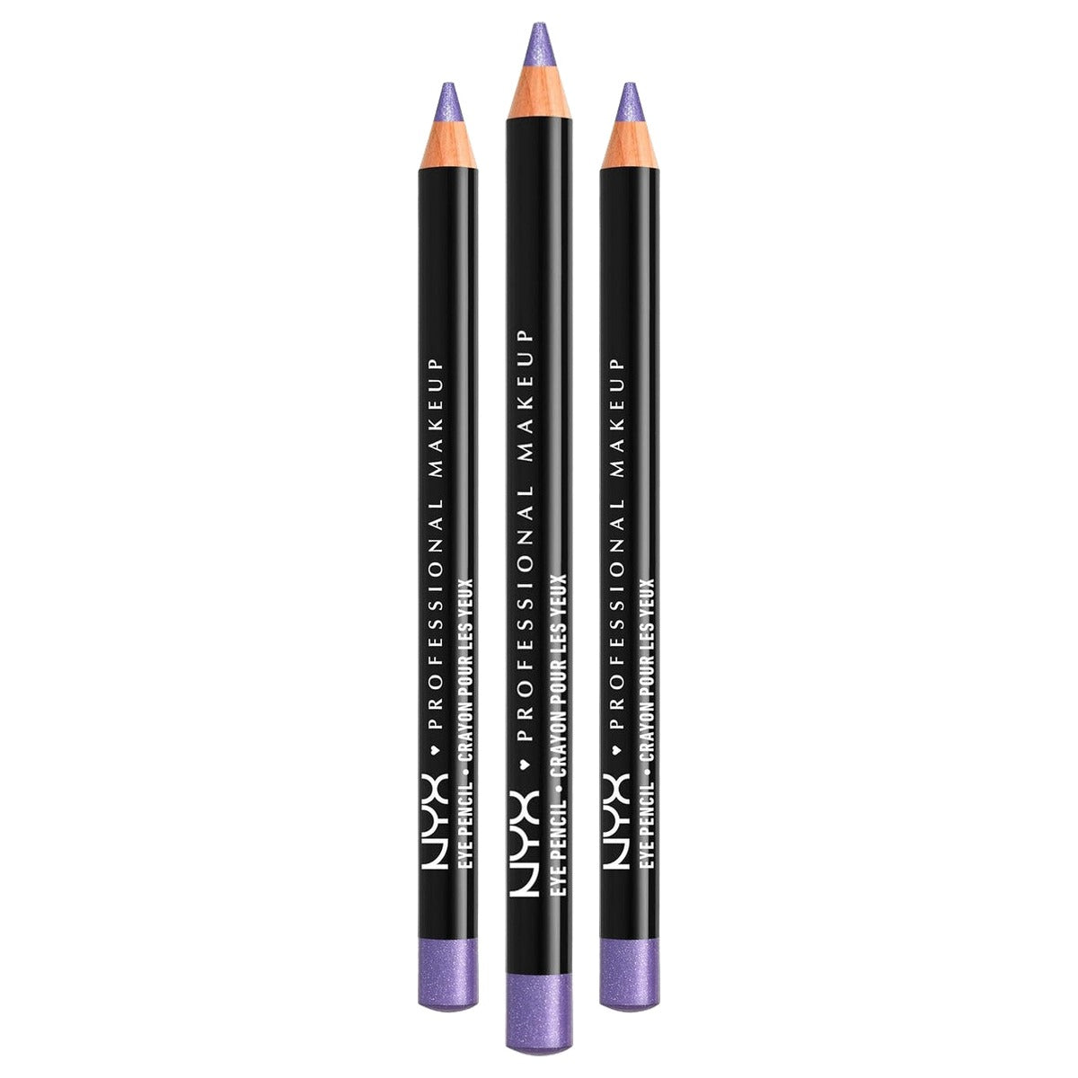 NYX PROFESSIONAL MAKEUP Kajal Slim Eye Pencil 935 Lavender Shimmer 3 stuks