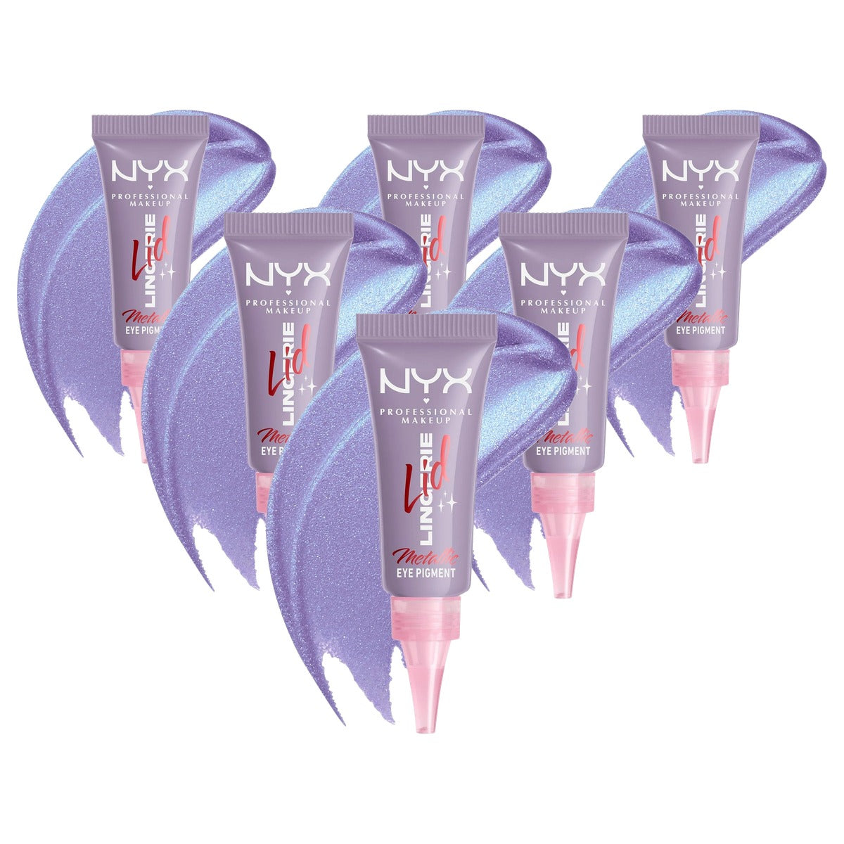 NYX PROFESSIONAL MAKEUP Lid Lingerie Lacy Lilac 10 1 stuk - 6 stuks
