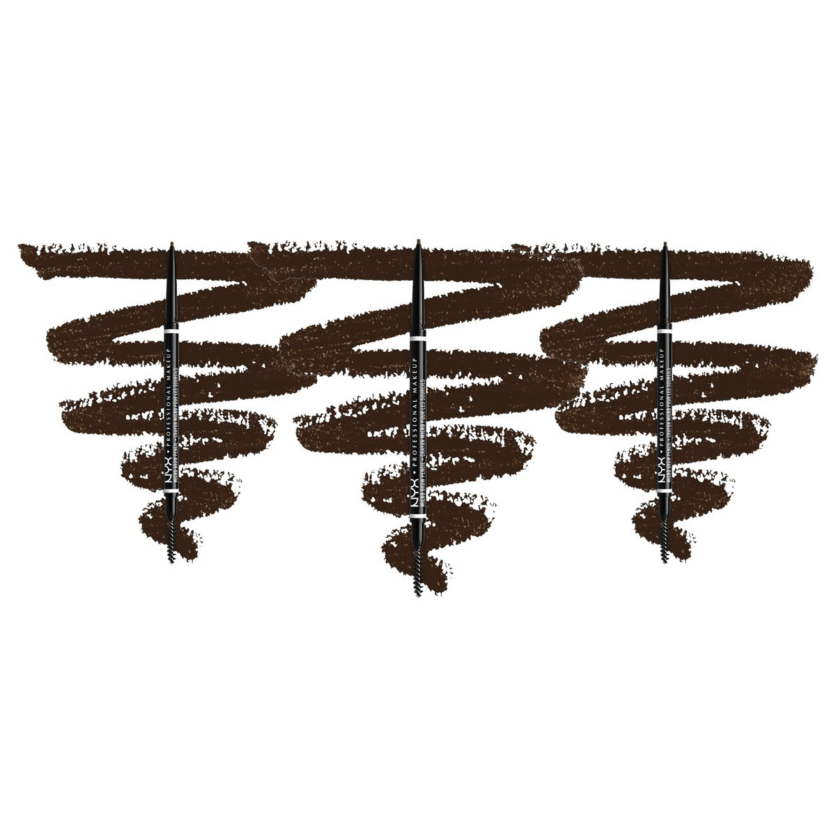 NYX PROFESSIONAL MAKEUP Micro Brow Pencil 07 espresso - 3 stuks