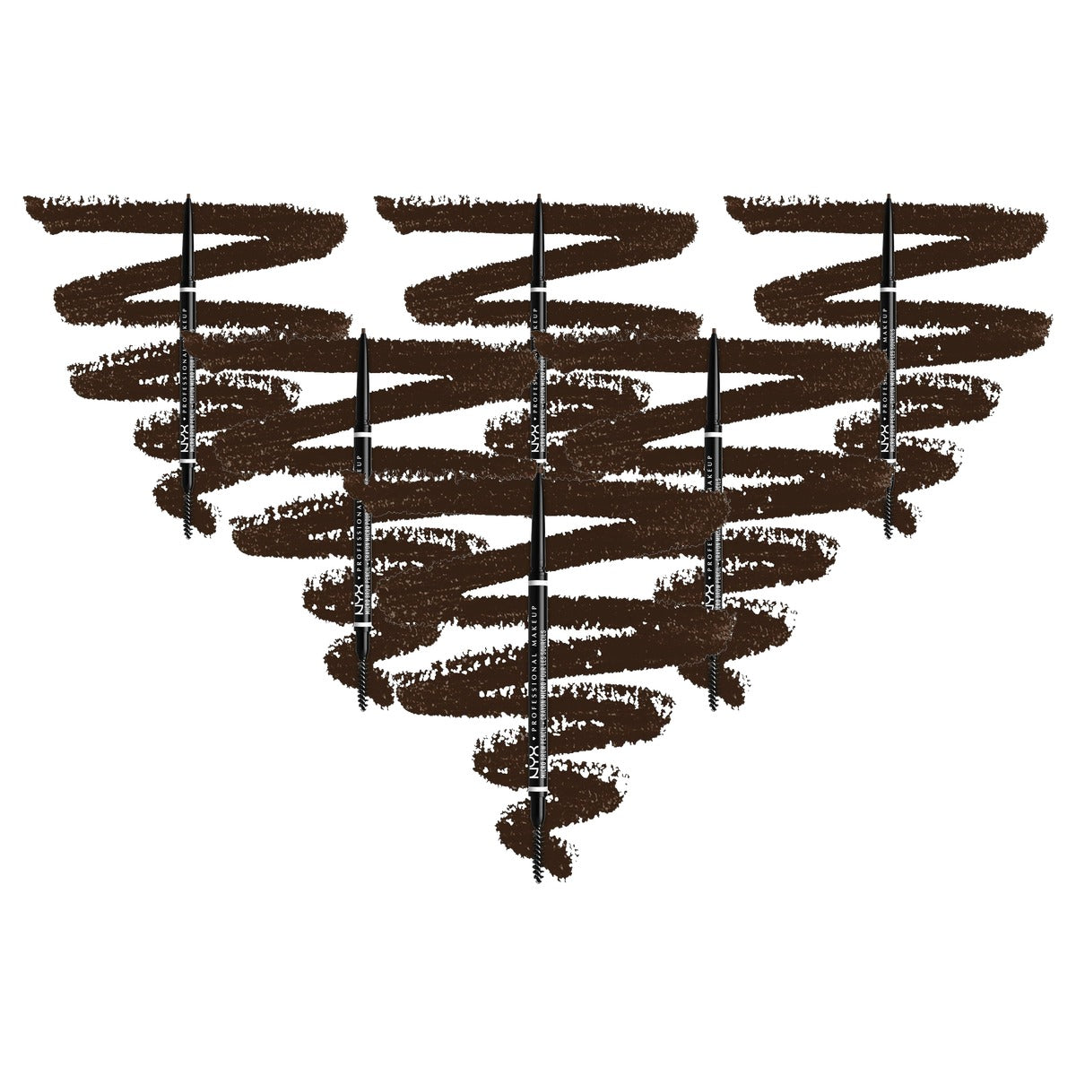 NYX PROFESSIONAL MAKEUP Micro Brow Pencil 07 espresso - 6 stuks