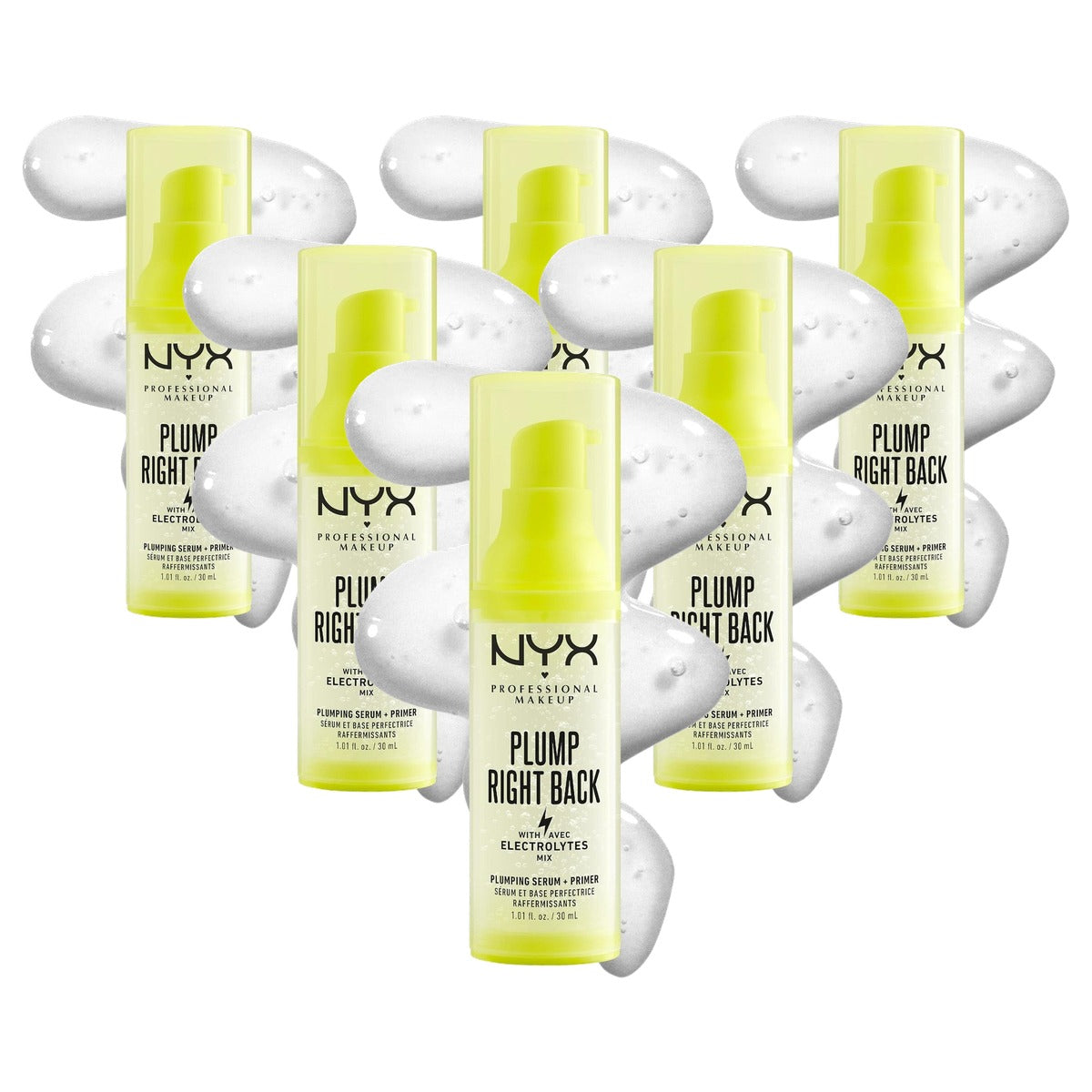 NYX PROFESSIONAL MAKEUP Plump Right Back Primer & Serum 30 ml 6 stuks