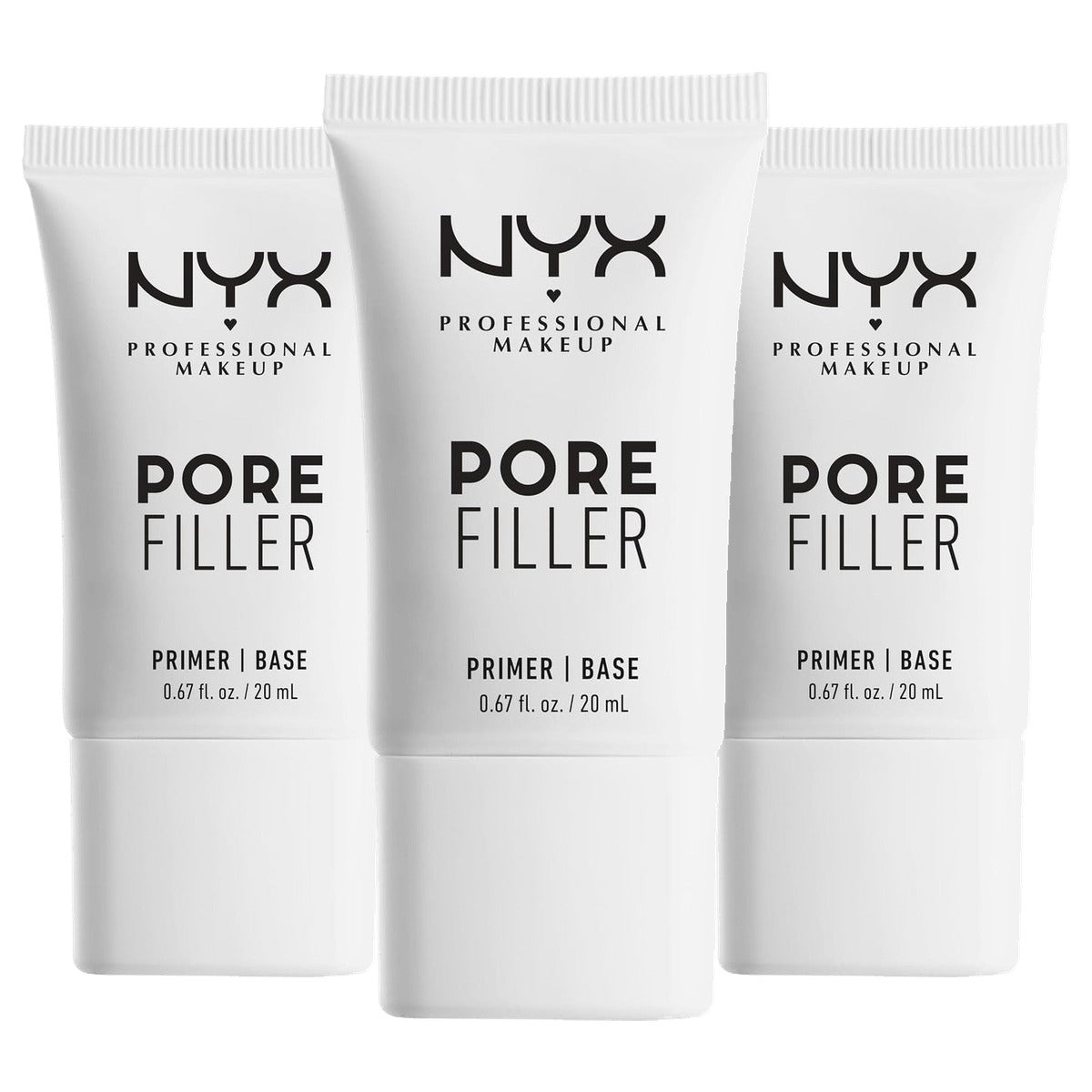 NYX PROFESSIONAL MAKEUP Pore Filler Primer 20 ml - 3 stuks