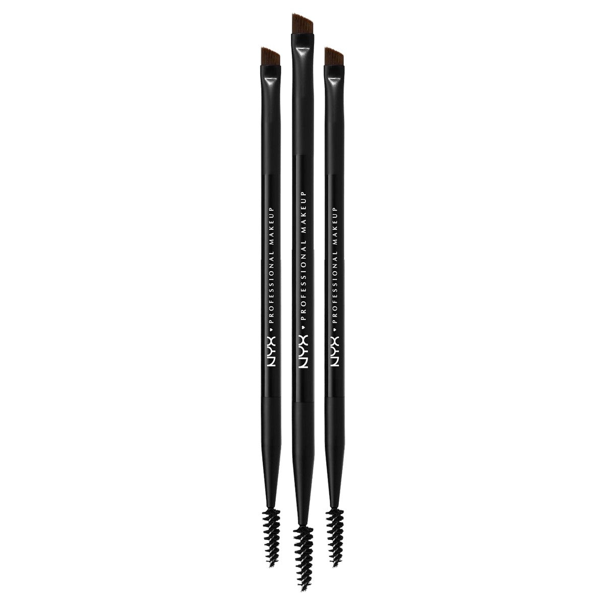 NYX PROFESSIONAL MAKEUP Pro Dual Brow Brush 1 x - 3 stuks