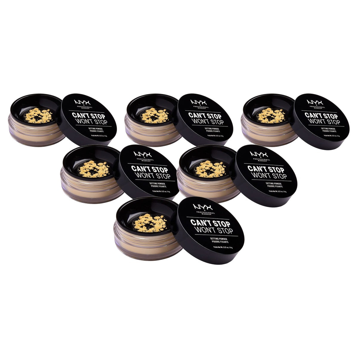 NYX PROFESSIONAL MAKEUP Setting Powder Banana 6 g - 6 stuks