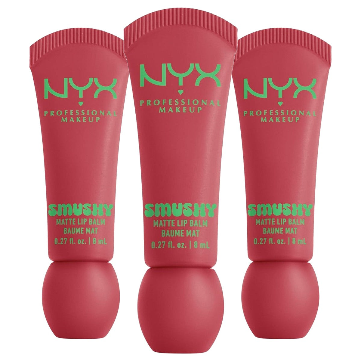 NYX PROFESSIONAL MAKEUP Smushy Matte Lippenbalsem Snuggle SZN 1 x - 3 stuks