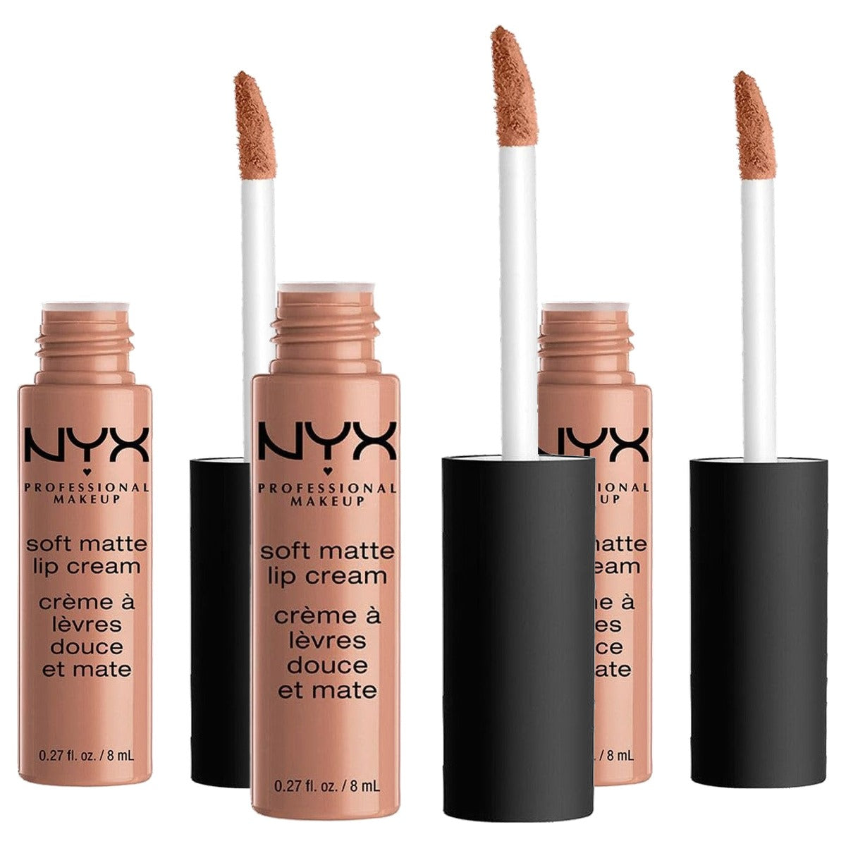 NYX PROFESSIONAL MAKEUP Soft Matte Lippencrème 8 ml - 3 stuks