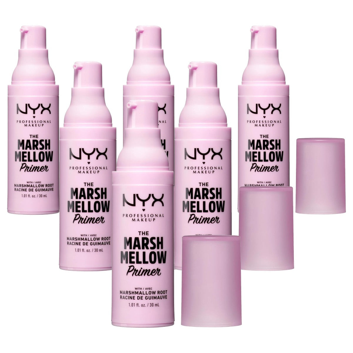 NYX PROFESSIONAL MAKEUP The Marshmellow Primerset 30 ml + 8 ml - 6 stuks