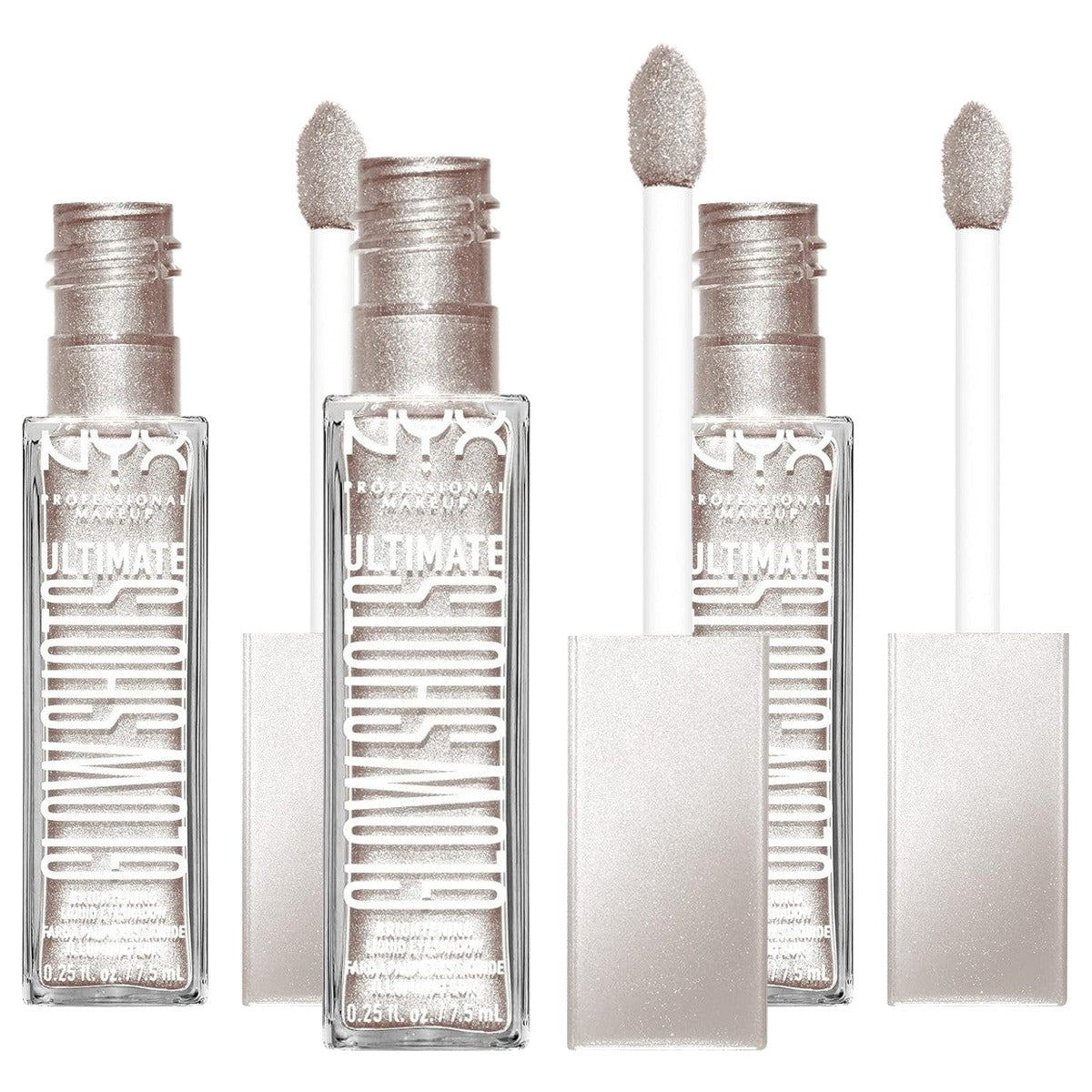 NYX PROFESSIONAL MAKEUP Ultimate Glow Shots Come Thru Coconut - 3 stuks