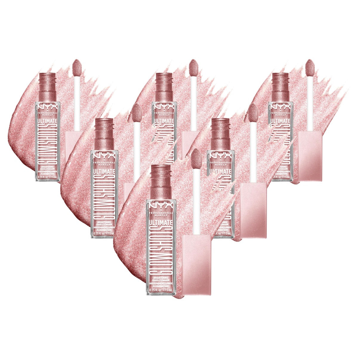 NYX PROFESSIONAL MAKEUP Ultimate Glow Shots Grapefruit Glow - 6 stuks