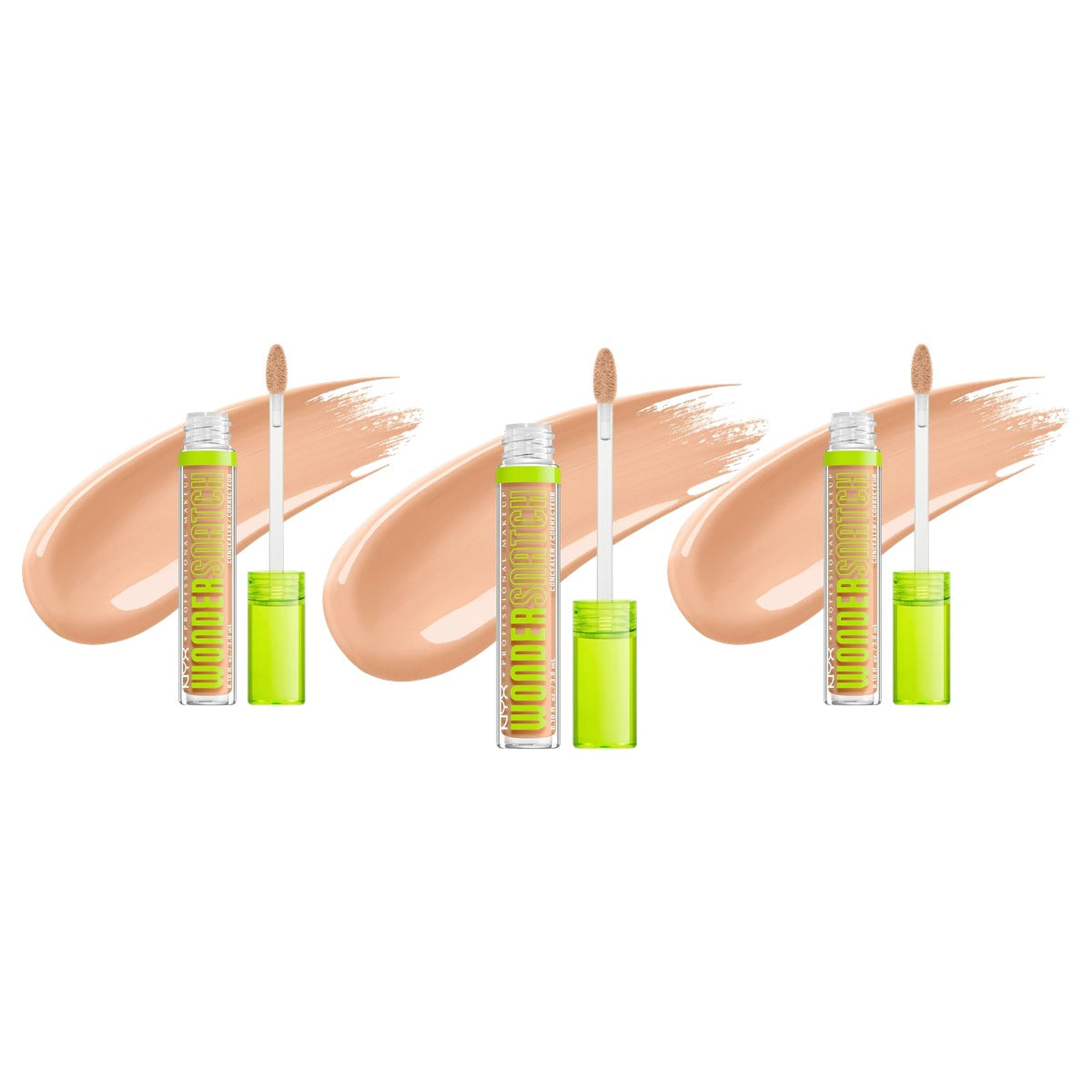 NYX PROFESSIONAL MAKEUP Wonder Snatch Concealer 10 Light Beige 3,5 ml - 3 stuks