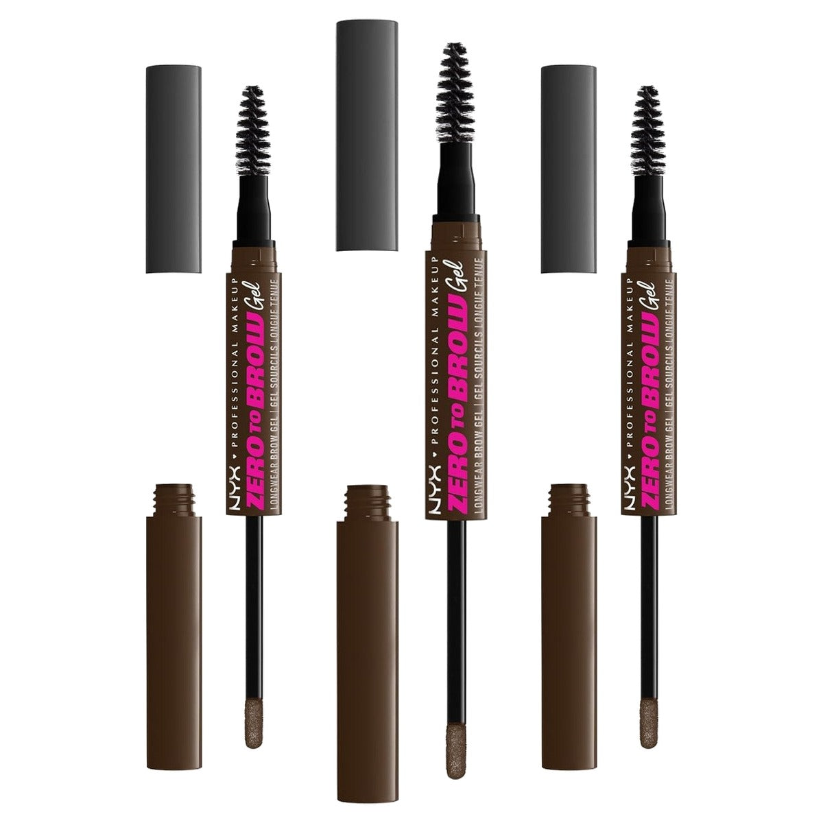 NYX PROFESSIONAL MAKEUP Zero to Brow Espresso 1 stuk - 3 stuks