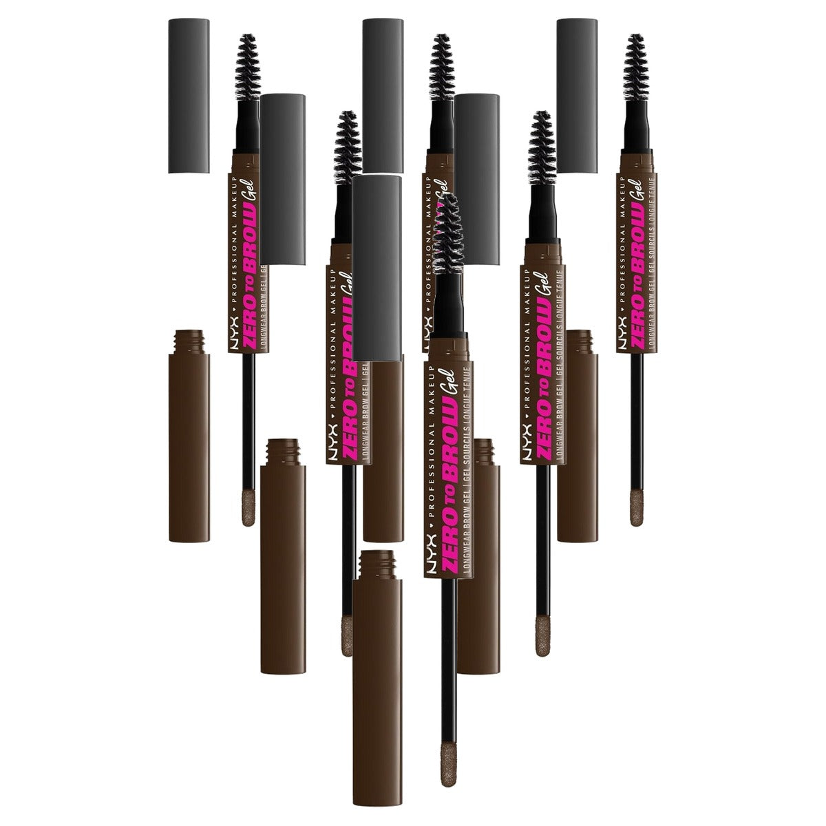 NYX PROFESSIONAL MAKEUP Zero to Brow Espresso 1 stuk - 6 stuks