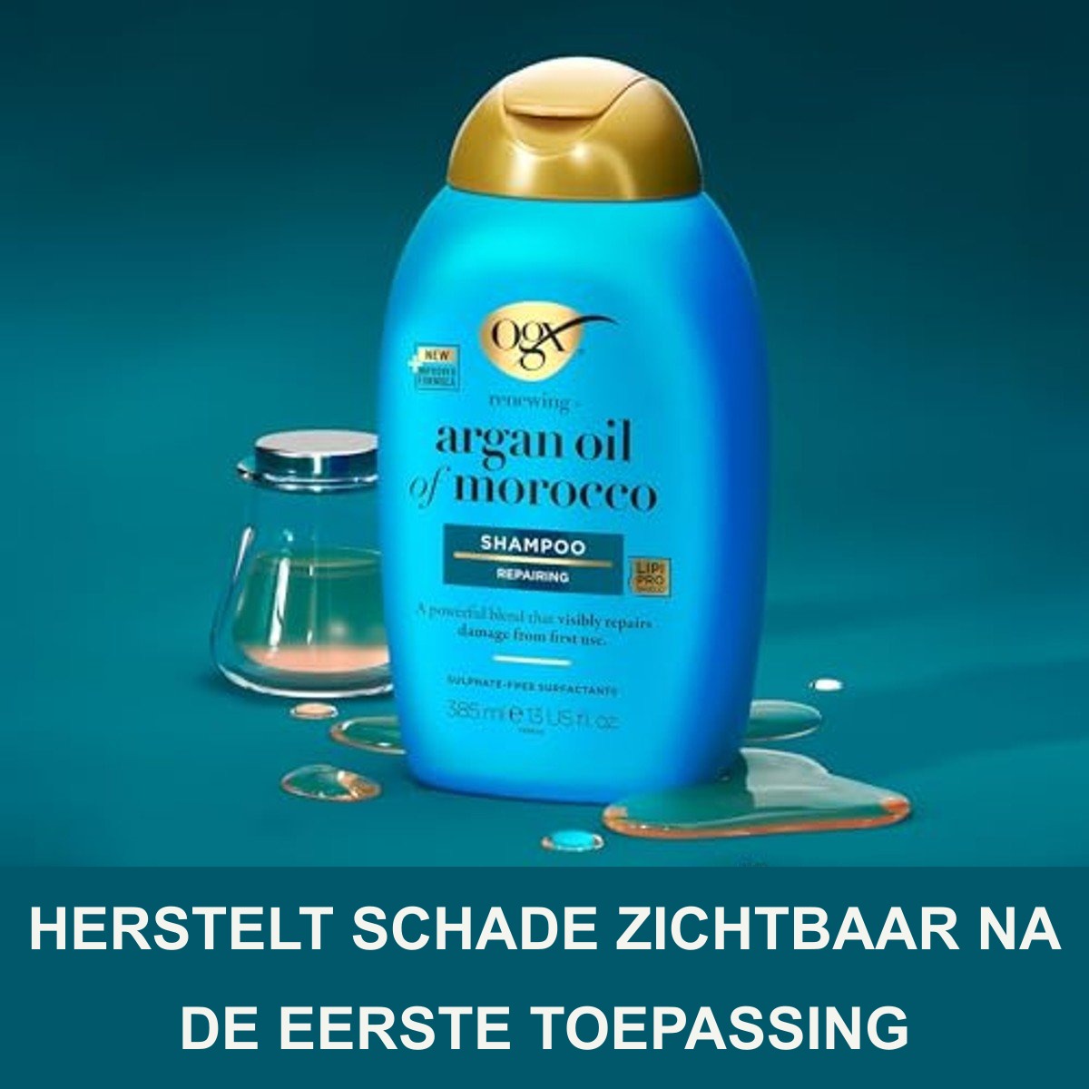 OGX Renewing+ Argan Oil of Morocco Herstellende Shampoo voor Beschadigd Haar 385 ml
