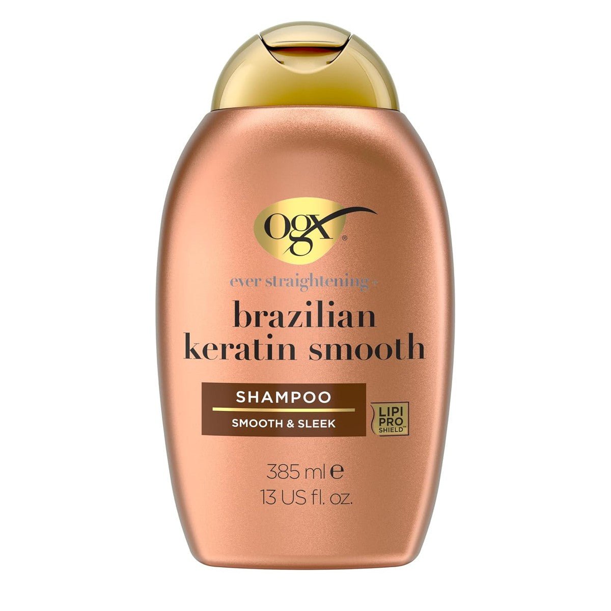 OGX Ever Straightening+ Brazilian Keratin Therapy Smoothing Shampoo 385 ml door OGX nu bij Huishoudvoordeel