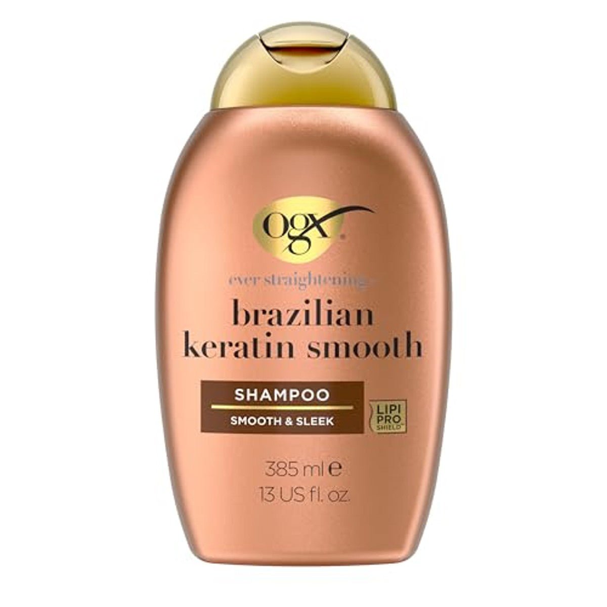 OGX Ever Straightening+ Brazilian Keratin Therapy Smoothing Shampoo 385 ml door OGX nu bij Huishoudvoordeel