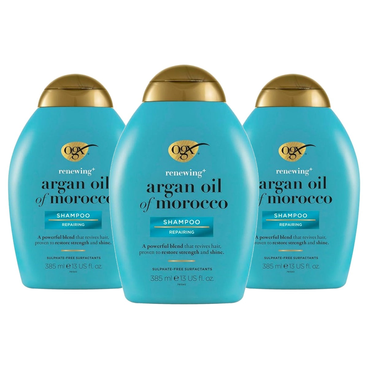 OGX Renewing Argan Oil of Morocco Shampoo 385 ml - 3 stuks