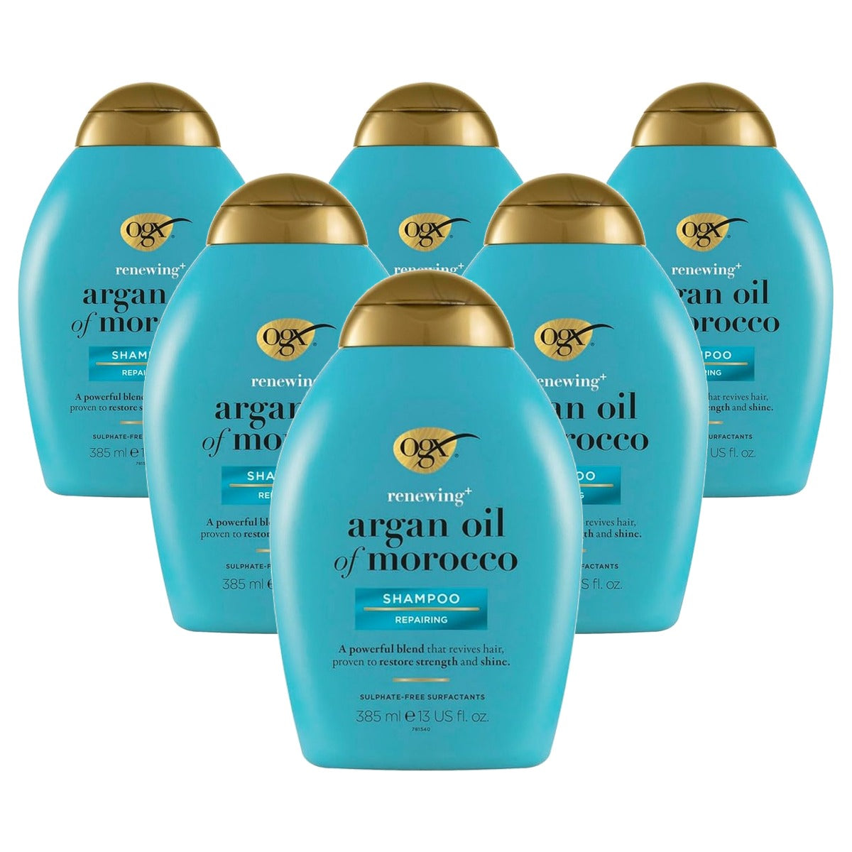 OGX Renewing Argan Oil of Morocco Shampoo 385 ml - 6 stuks