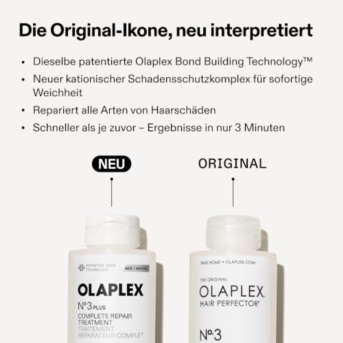 Olaplex N°3PLUS Complete Repair Treatment Haarkuur 250 ml - 3-pack door Olaplex nu bij Huishoudvoordeel