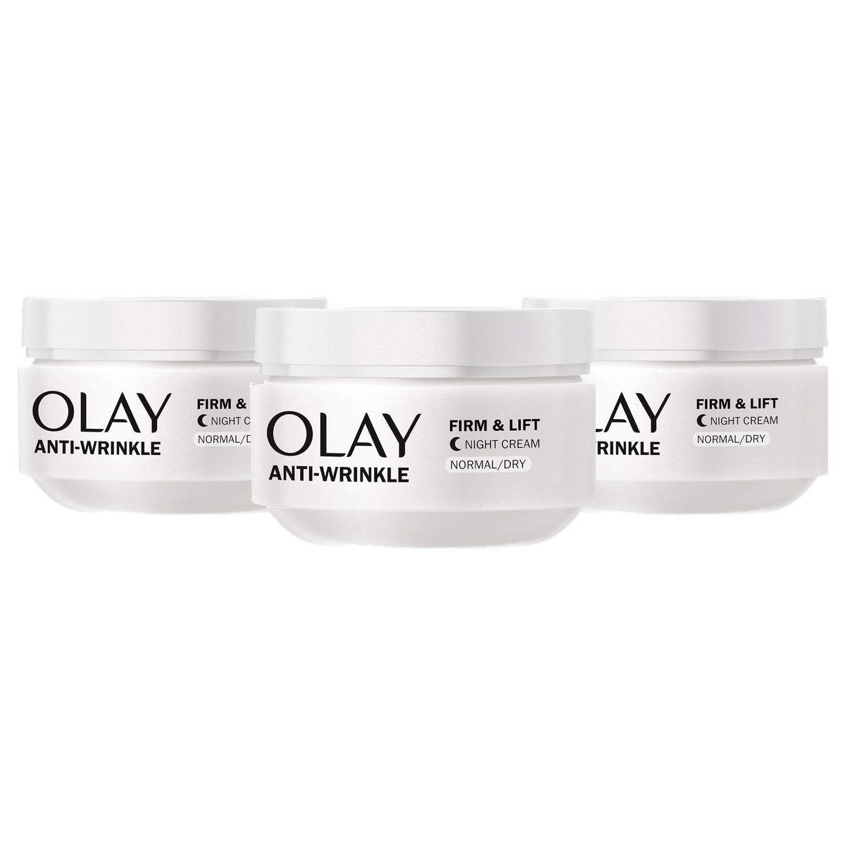 Olay Anti-Wrinkle Firm & Lift Night Cream 3 x 50 ml - Voordeelverpakking