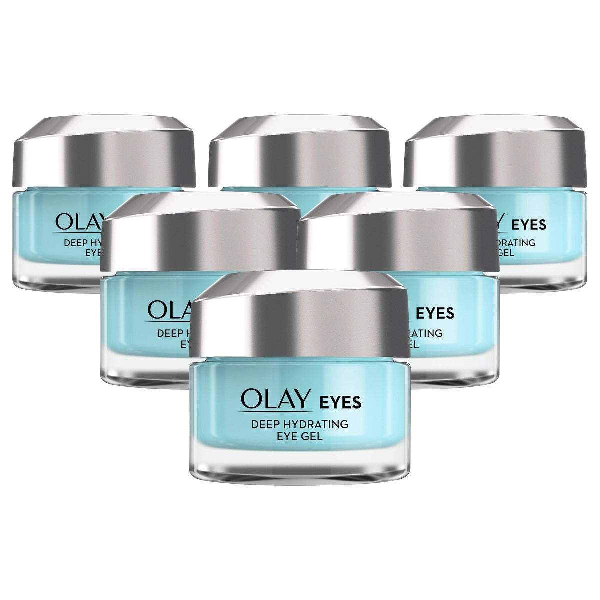 Olay Contorno Ojos Gel Hidra Int 6 x 15 ml - Voordeelverpakking