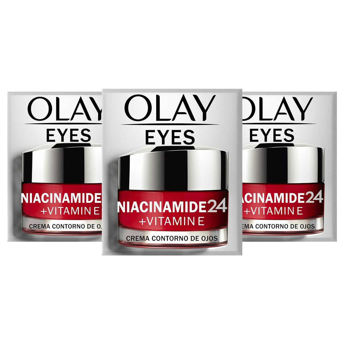 Olay NOVA ENGEL Niacinamida24 + Vitamina E Oogcrème 3 x 15 ml - Voordeelverpakking