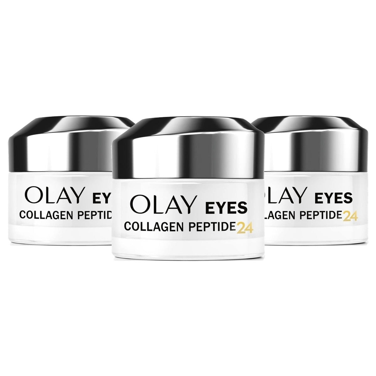 Olay Regenerist Collageen Peptide24 Oogcrème Zonder Parfum - 3-pack