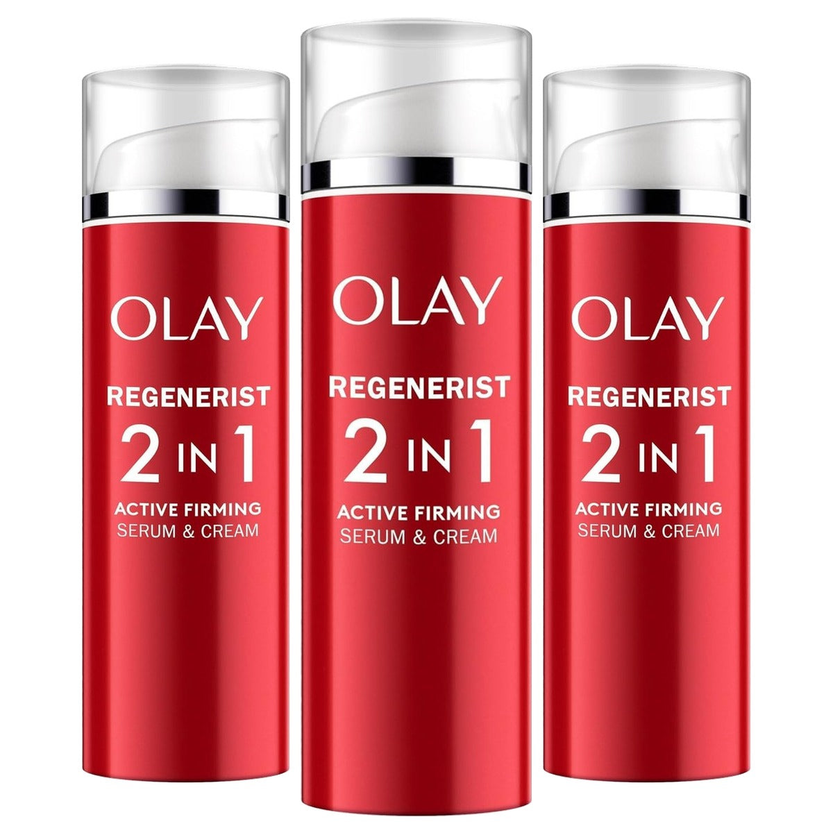 Olay Regenerist dagcrème en serum 2-in-1 3 x 50 ml - Voordeelverpakking