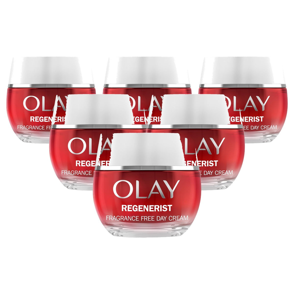 Olay Regenerist gezichtscrème parfumvrij 6 x 50 ml - Voordeelverpakking