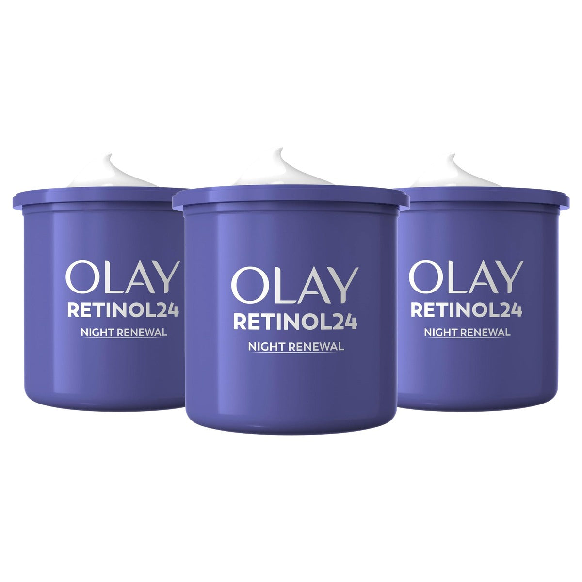 Olay Retinol 24 Refill nachtcrème 3 x 50 ml - Voordeelverpakking