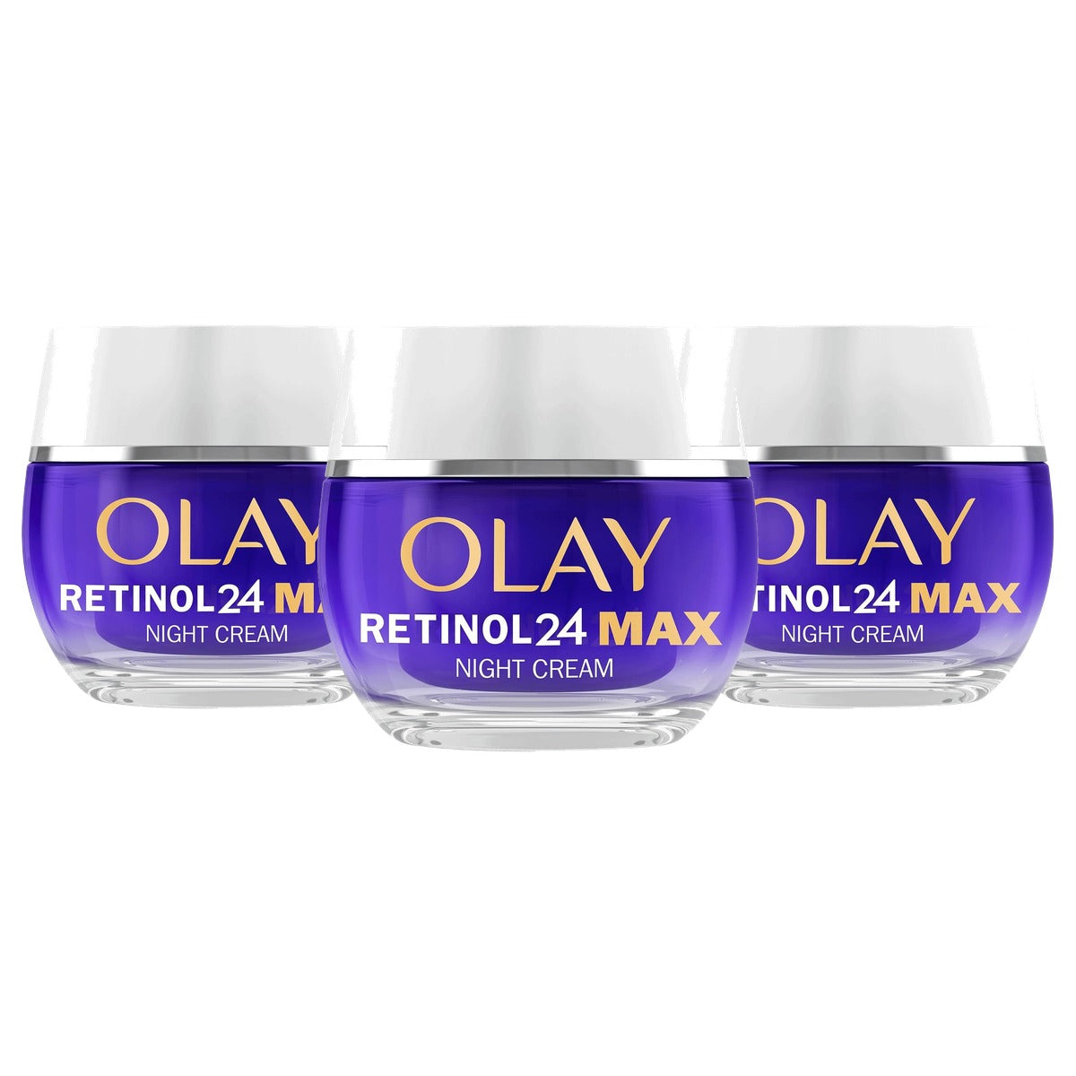 Olay Retinol24 MAX vochtinbrengende nachtcrème - 3-pack