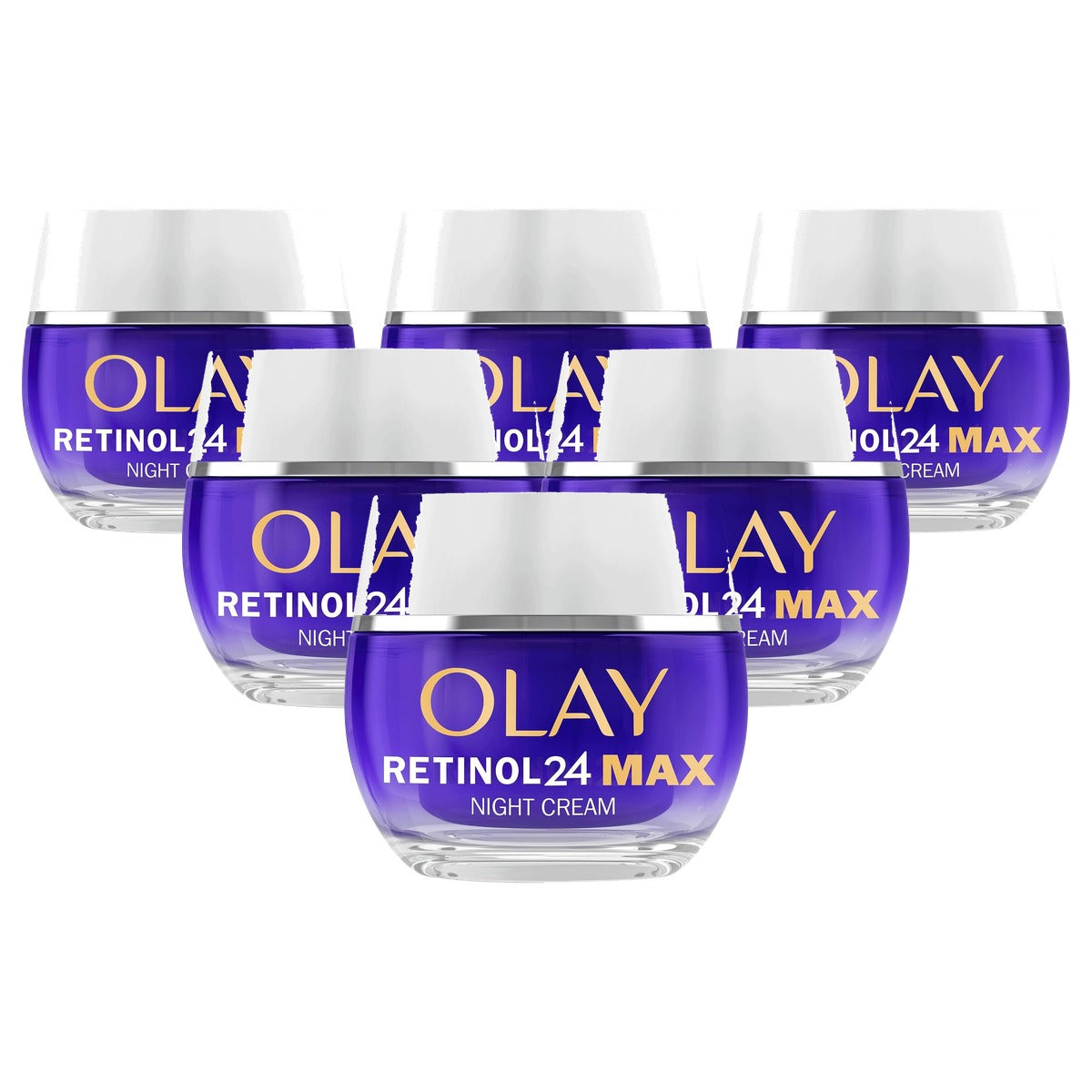 Olay Retinol24 MAX vochtinbrengende nachtcrème - 6-pack