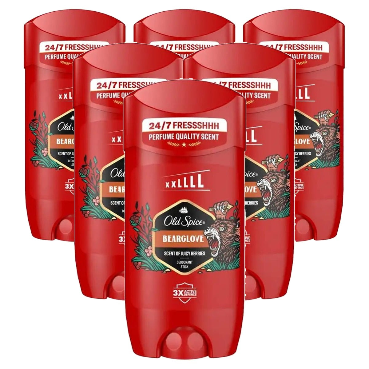 Old Spice Bearglove Deodorant Pen voor heren 6 x 85 ml - Voordeelverpakking