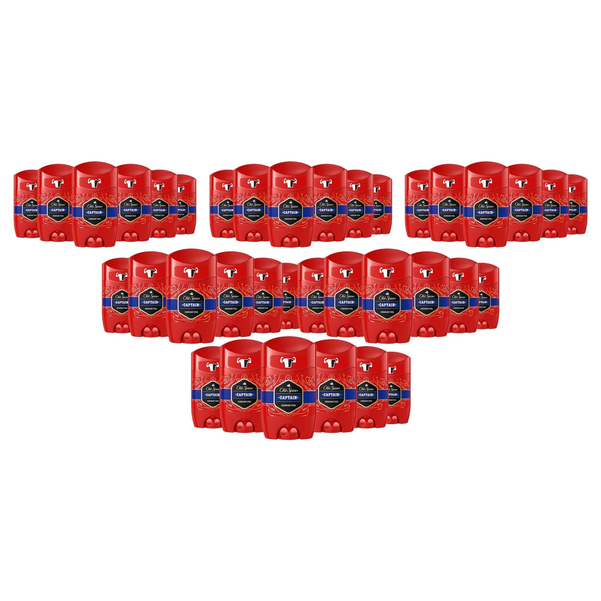 Old Spice Captain deodorantstick voor mannen 6 x 50 ml - Voordeelverpakking
