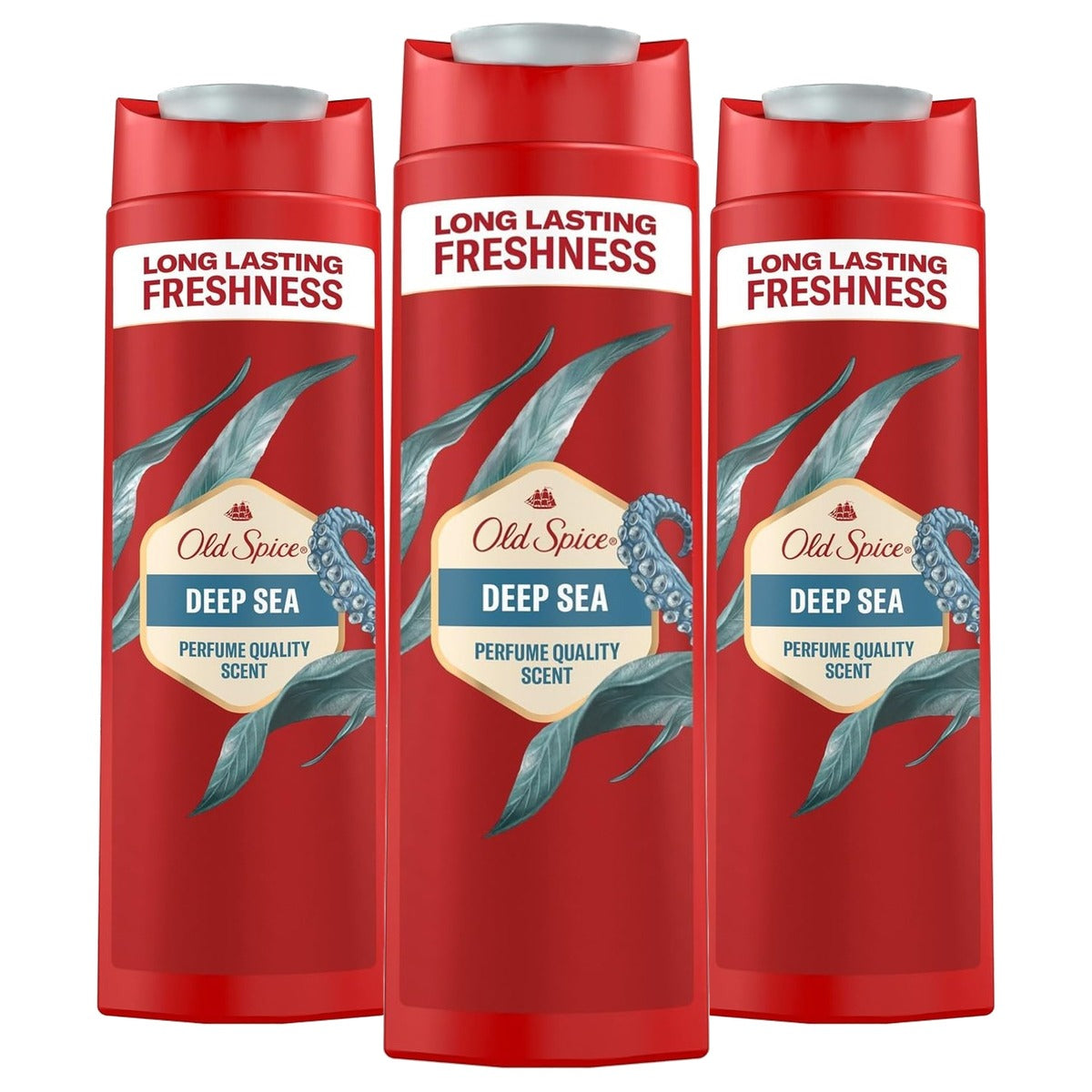 Old Spice Deep Sea 3-in-1 douchegel 3 x 400 ml - Voordeelverpakking