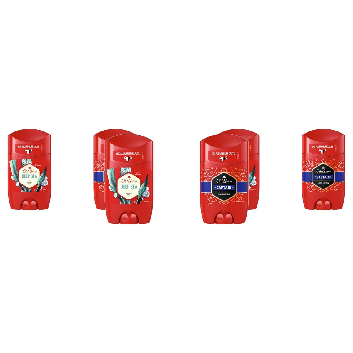 Old Spice Deep Sea & Captain Deodorantstick 3 x 50 ml - Voordeelverpakking