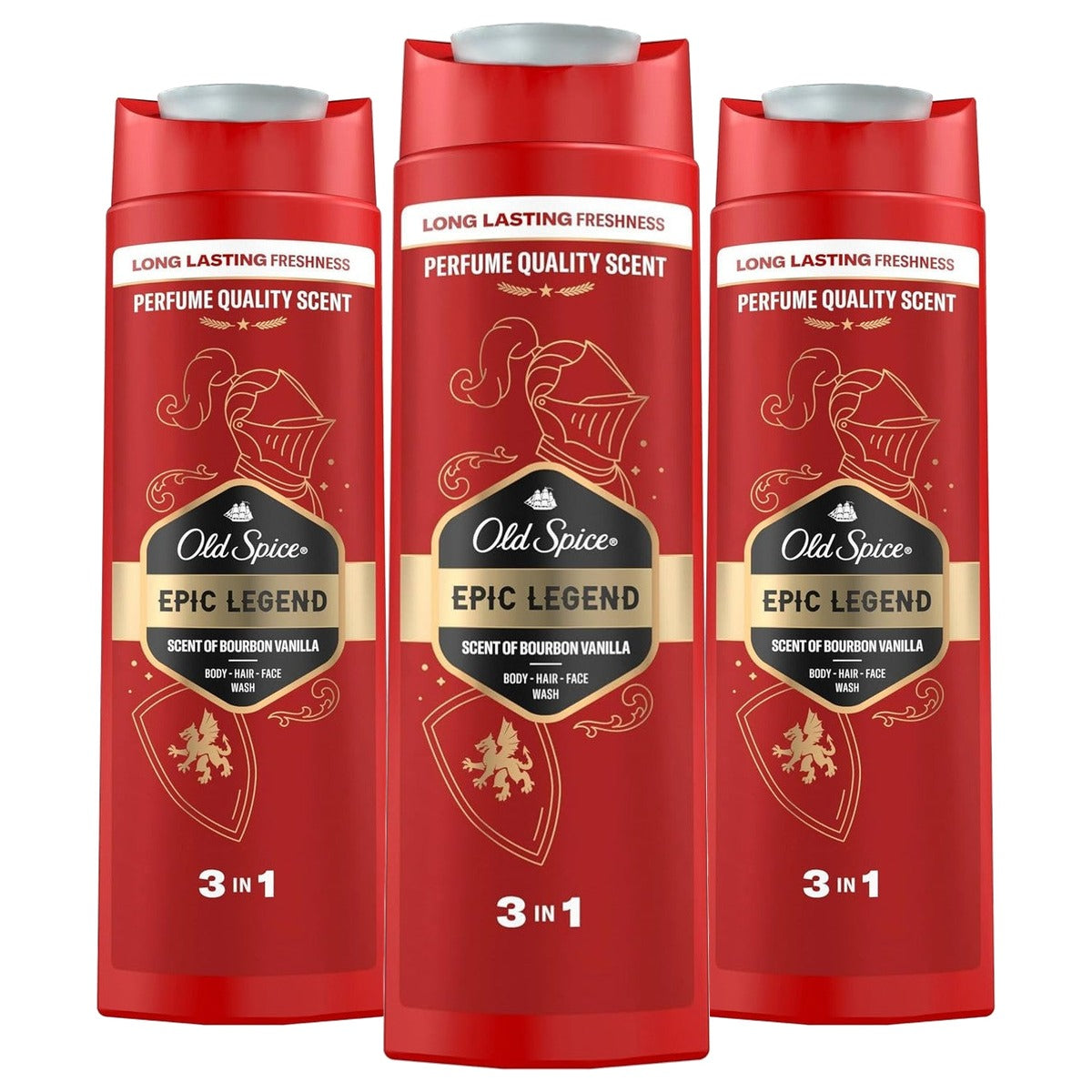 Old Spice Epic Legend 3-in-1 douchegel 3 x 400 ml - Voordeelverpakking