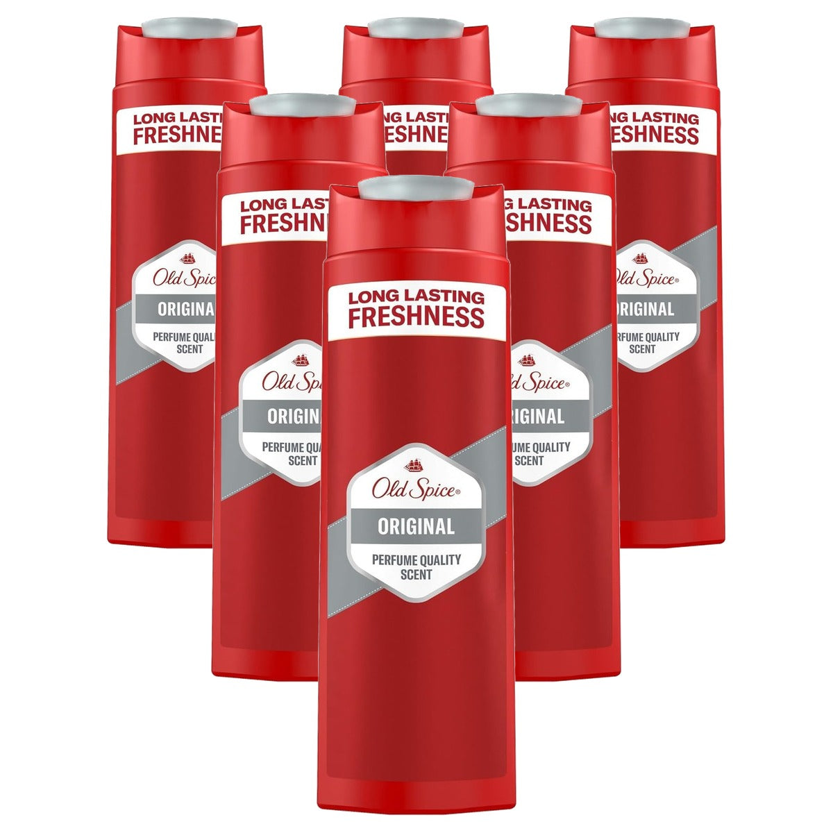 Old Spice Original 3-in-1 douchegel 6 x 400 ml - Voordeelverpakking